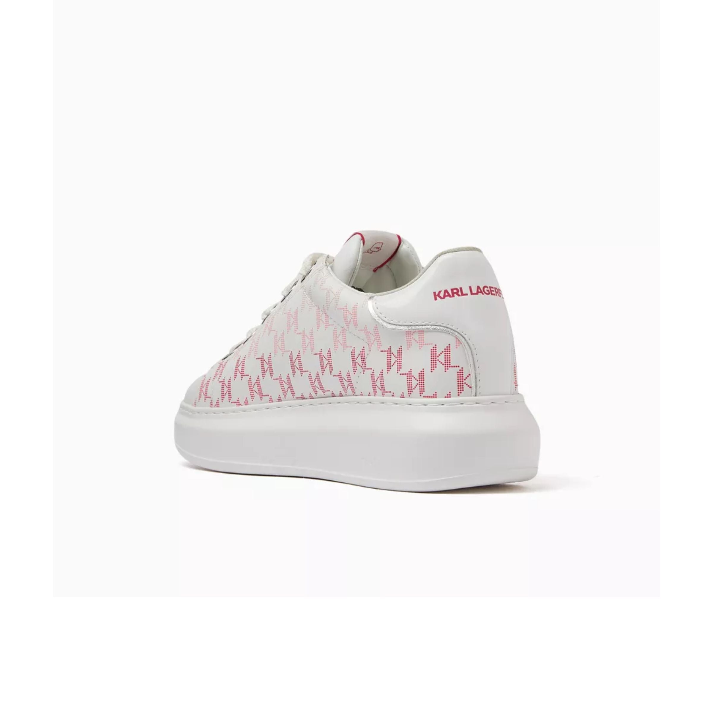 Karl Lagerfeld Sneaker Ladies Kapri Nft Monogram Pink-White