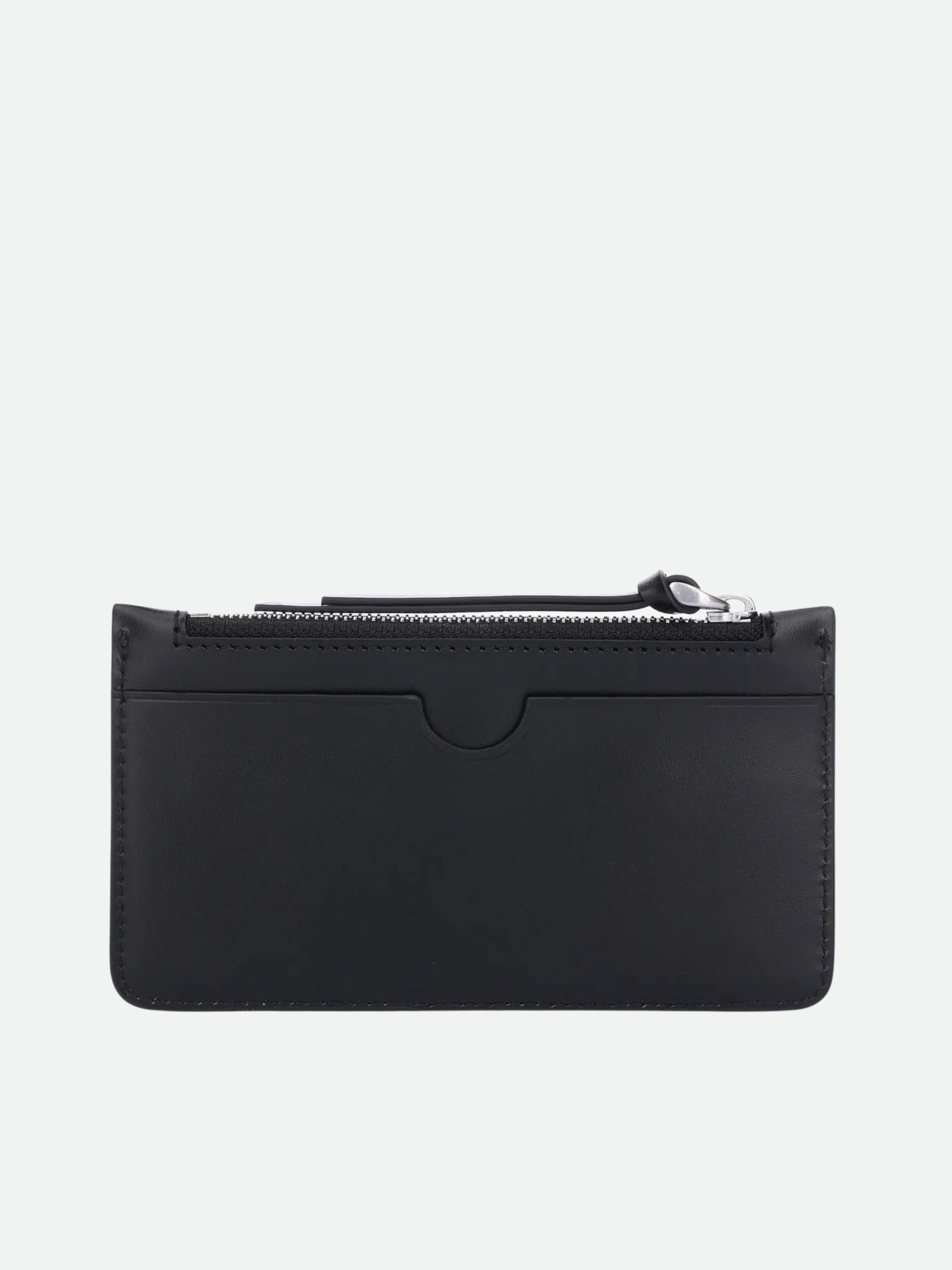 Ami Wallet Card-Holder Logo Black
