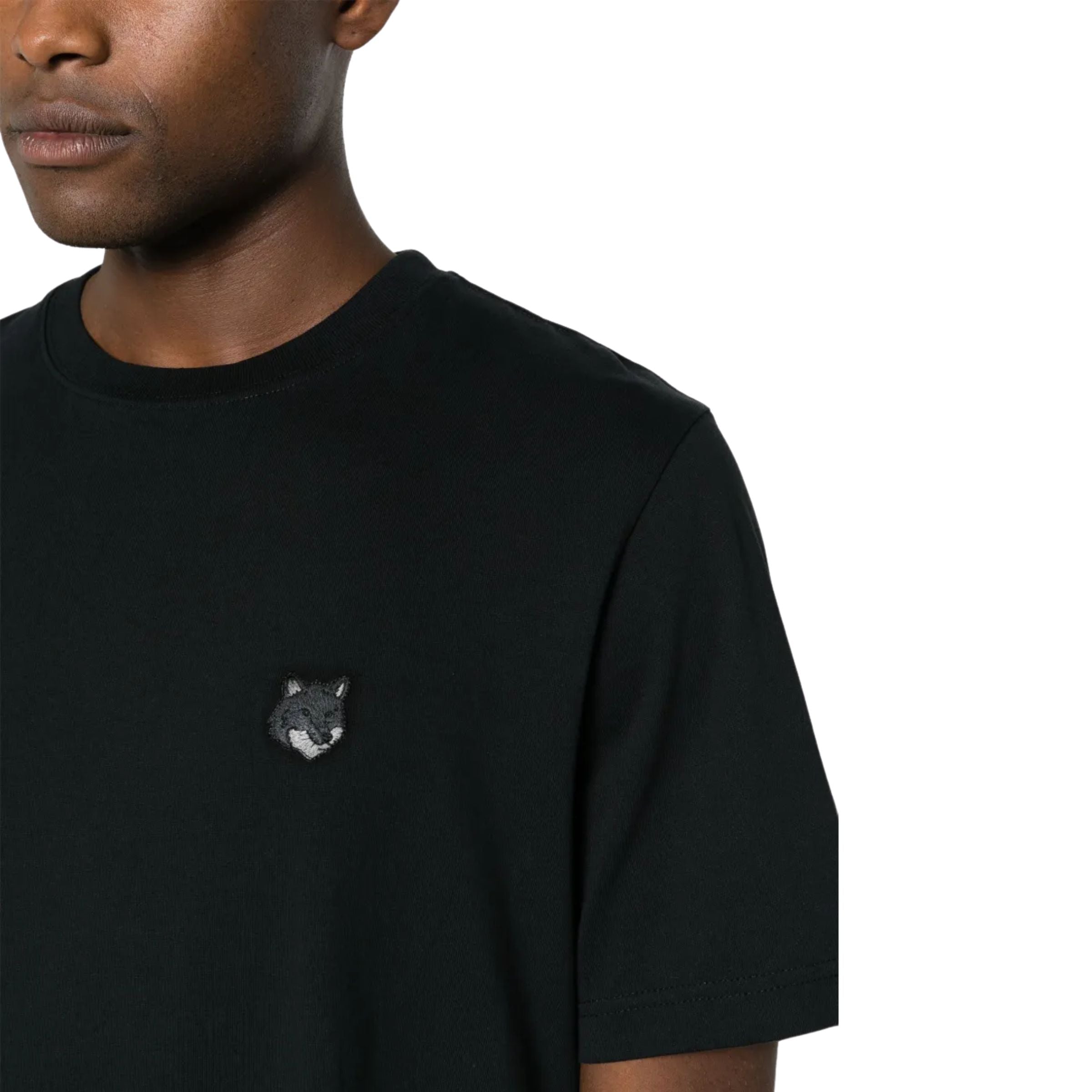 Maison Kitsune T-Shirt Bold Fox Head Ash Tree