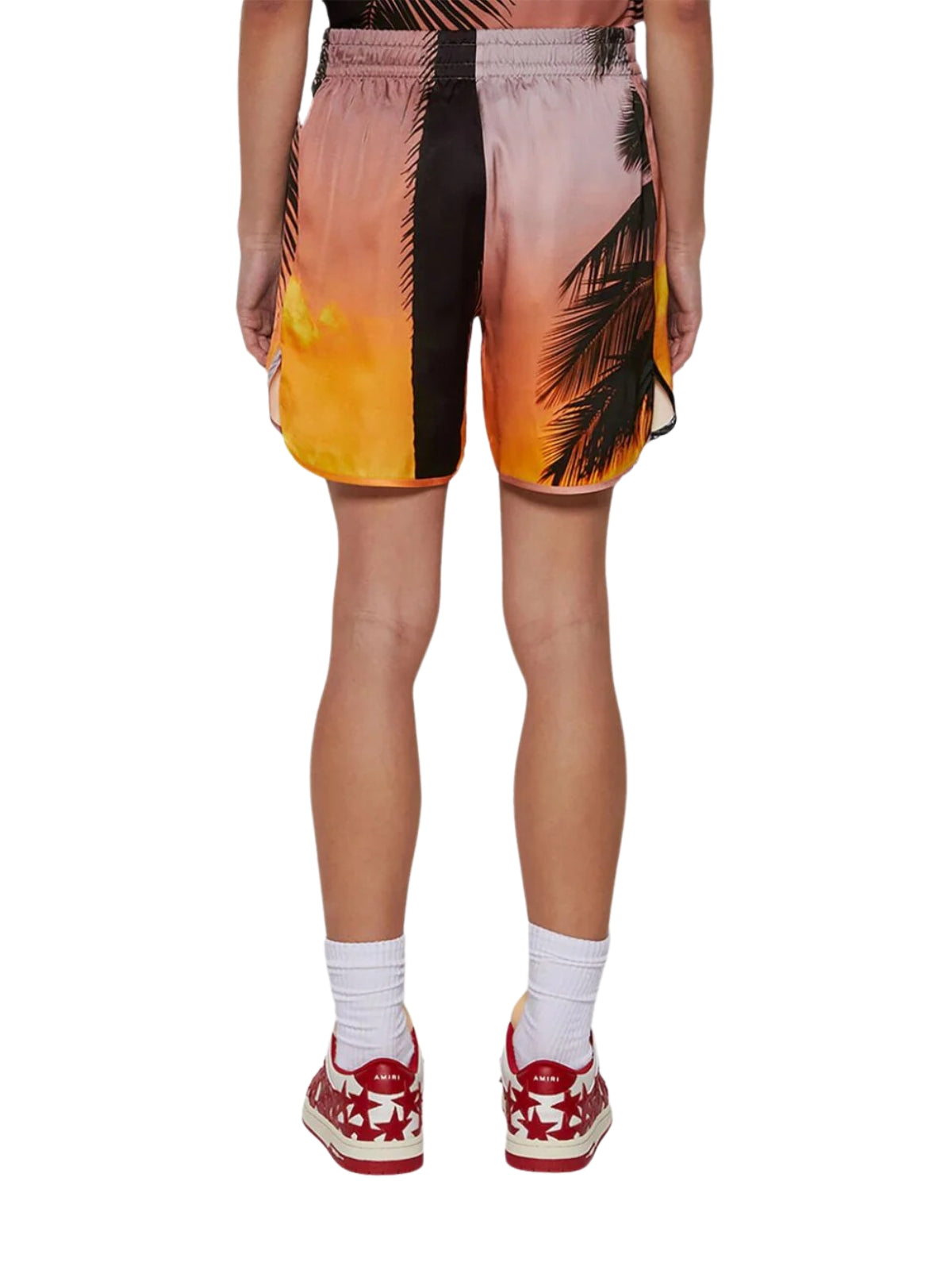 Blue Sky Inn Shorts Sunset Palm Allover Print