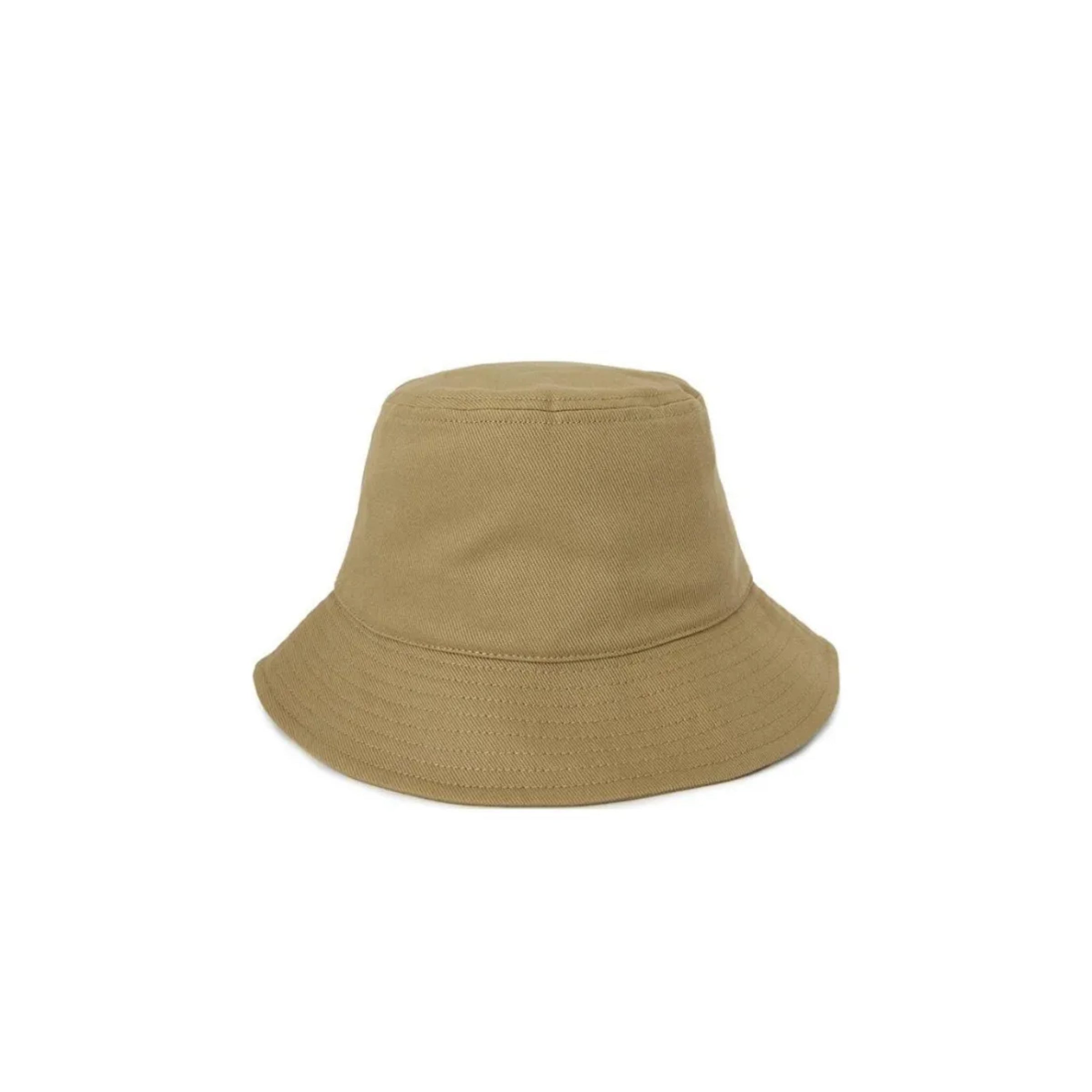 Maison Kitsune Bucket Hat Bold Fox Head Chino Beige