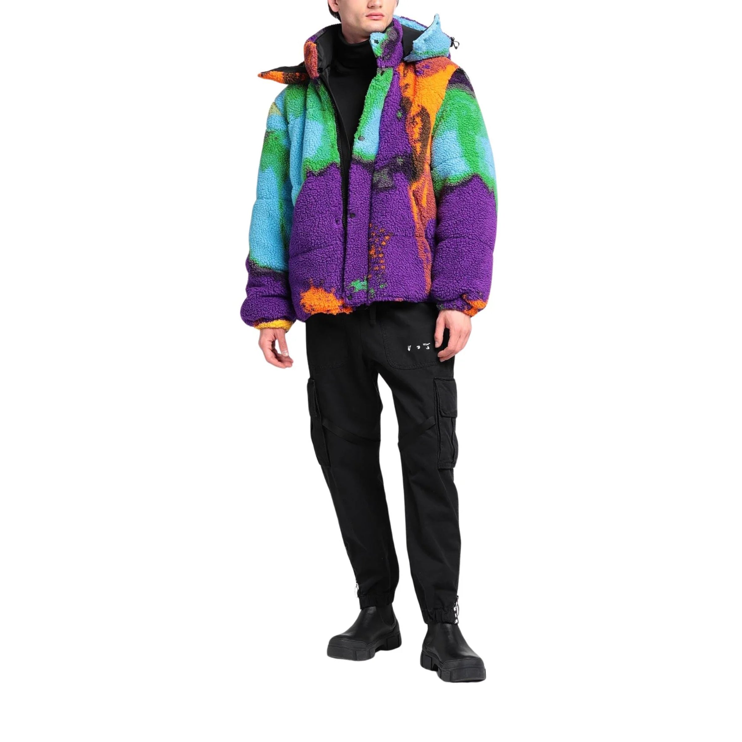 Msgm Jacket Earth Blue