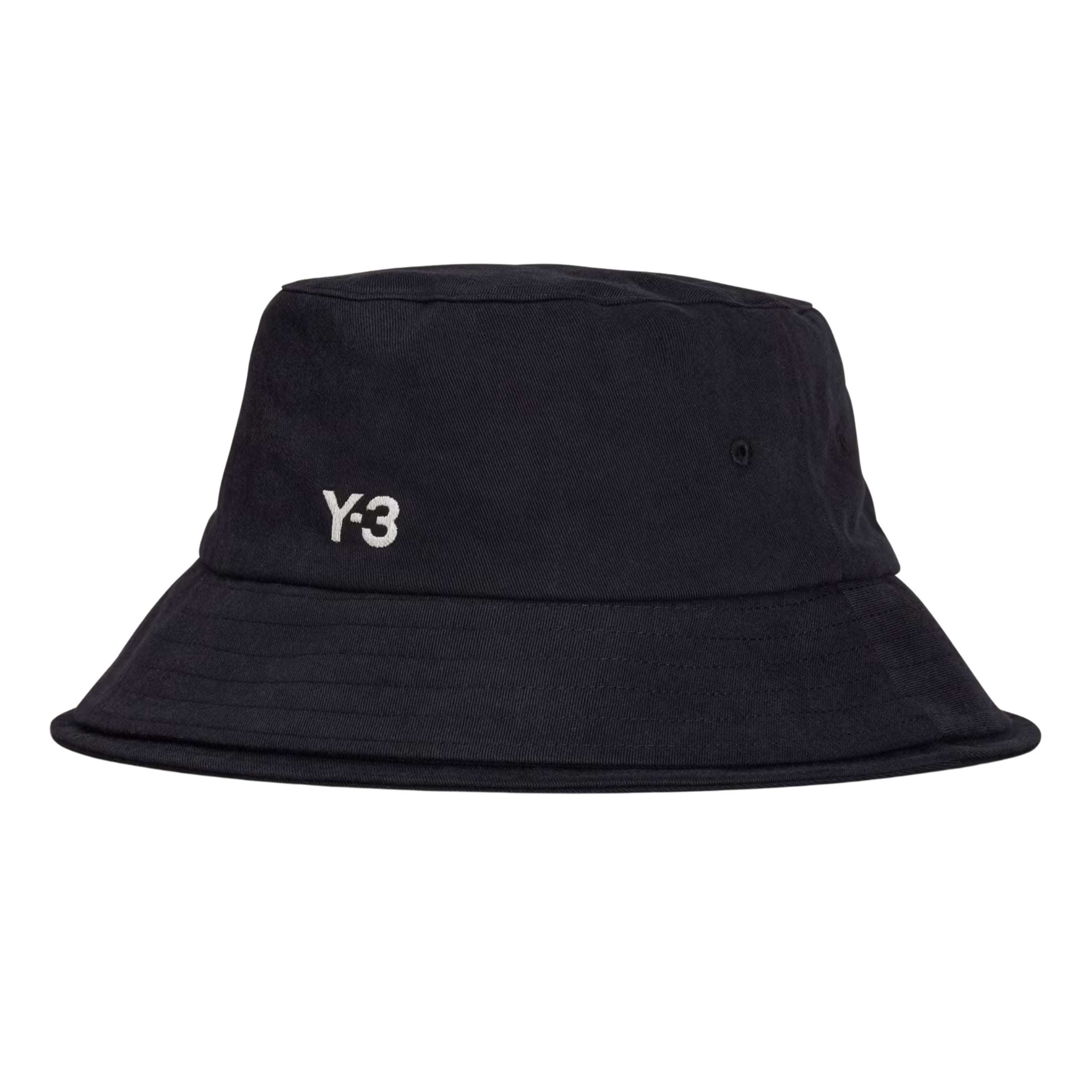 Y-3 Bucket Hat Logo Black