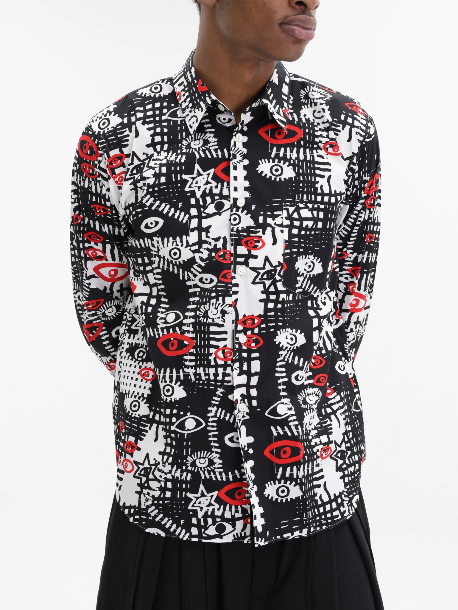 Comme Des Garcons Shirt All Over Print Multi Colour