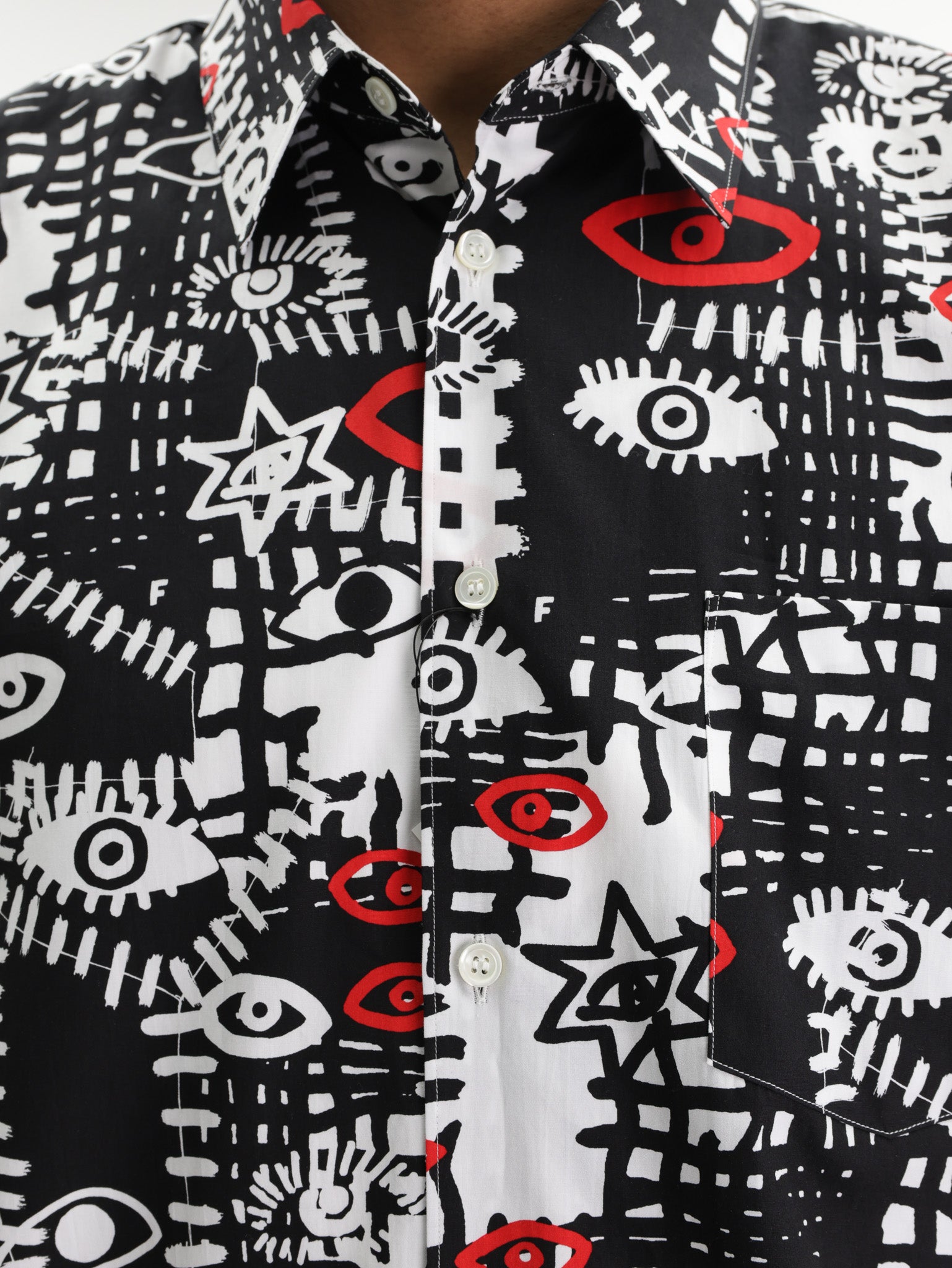 Comme Des Garcons Shirt All Over Print Multi Colour