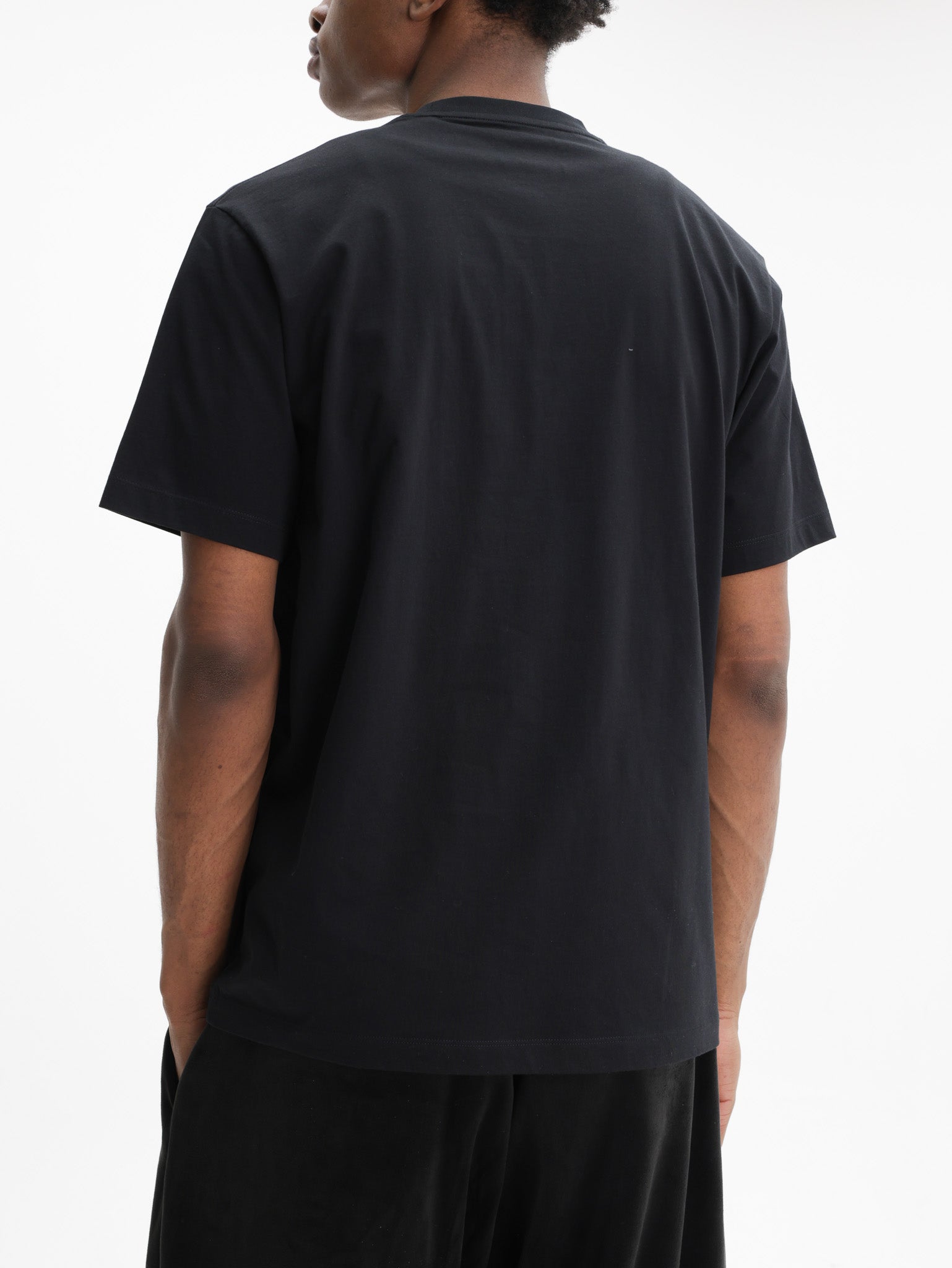 Y-3 T-Shirt Logo Ls Black