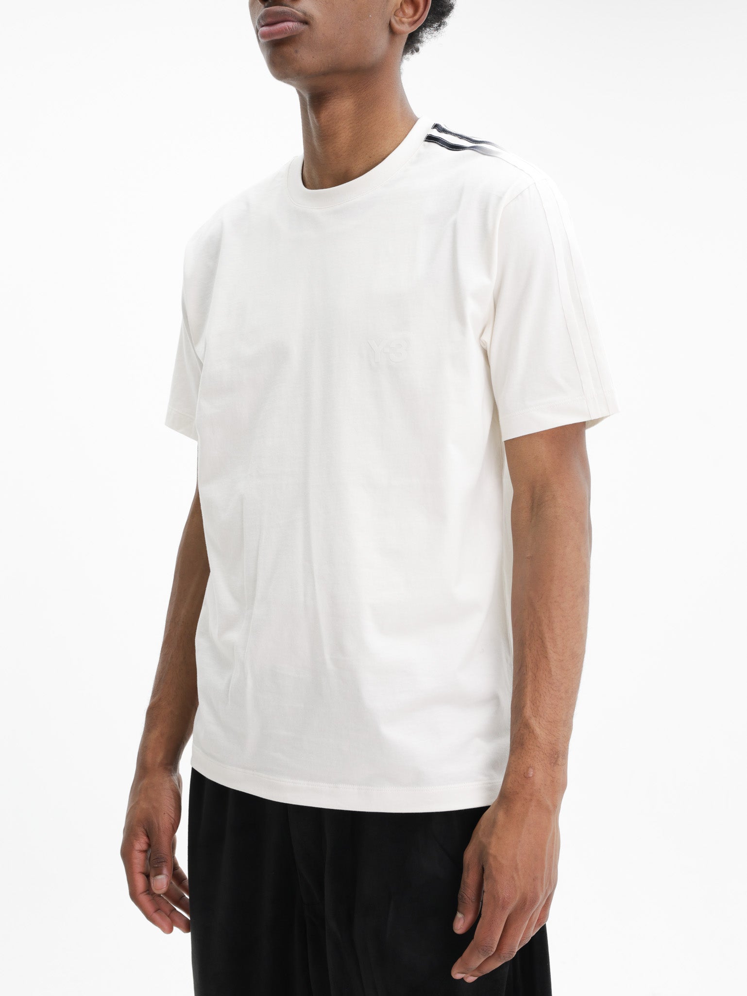 Y-3 T-Shirt Grd 3S Ss Cloud White