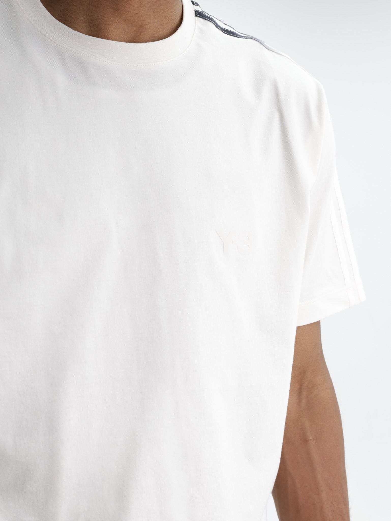 Y-3 T-Shirt Grd 3S Ss Cloud White