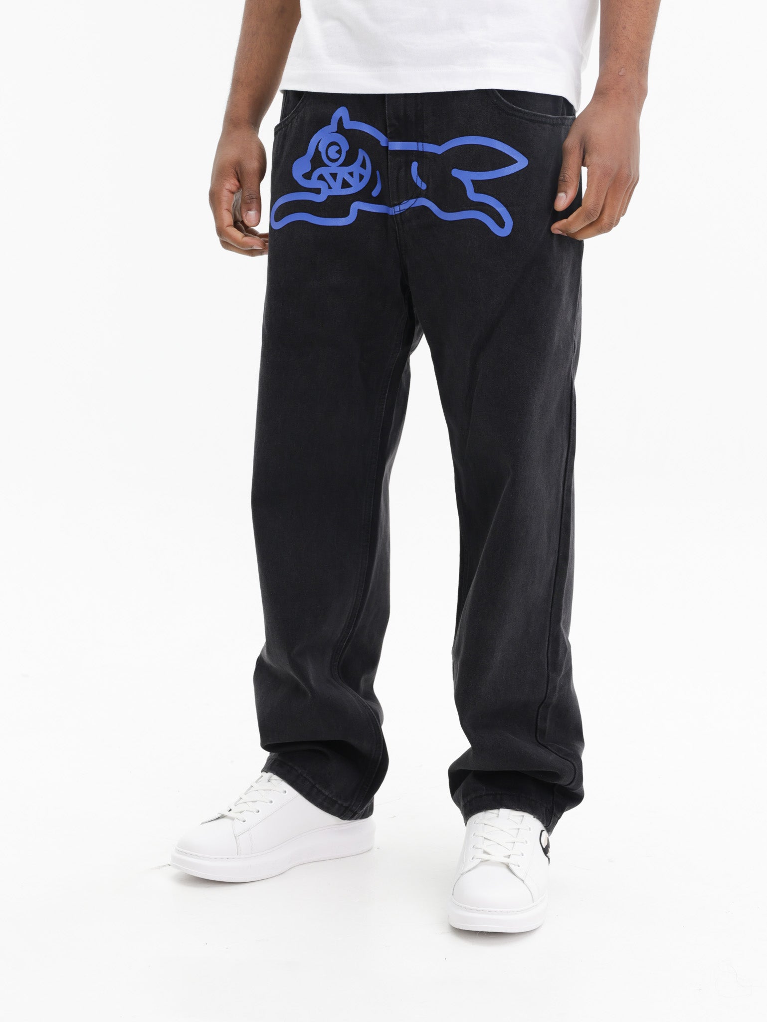 Ice-cream Jeans Dog Denim Pant Black