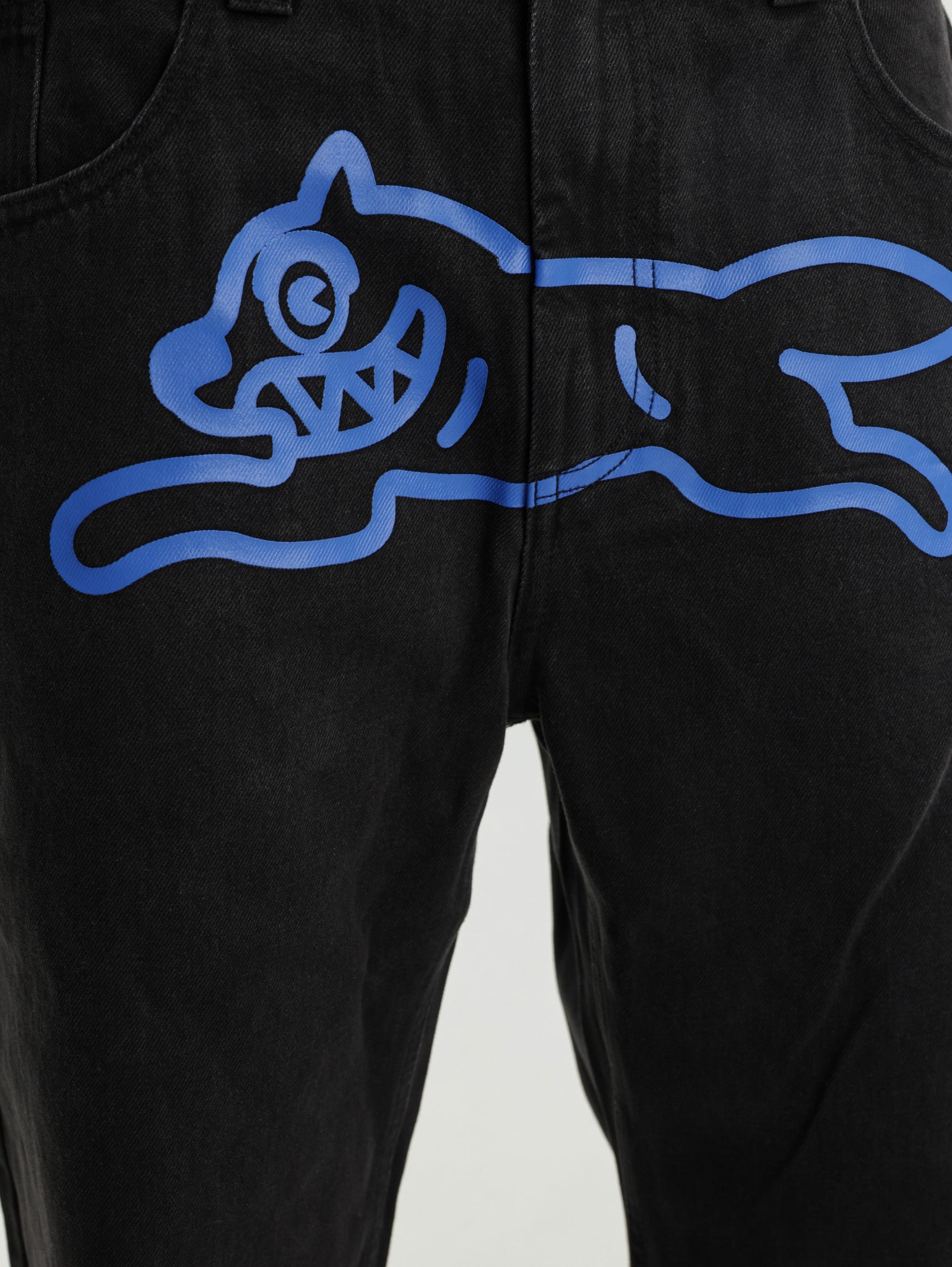 Ice-cream Jeans Dog Denim Pant Black