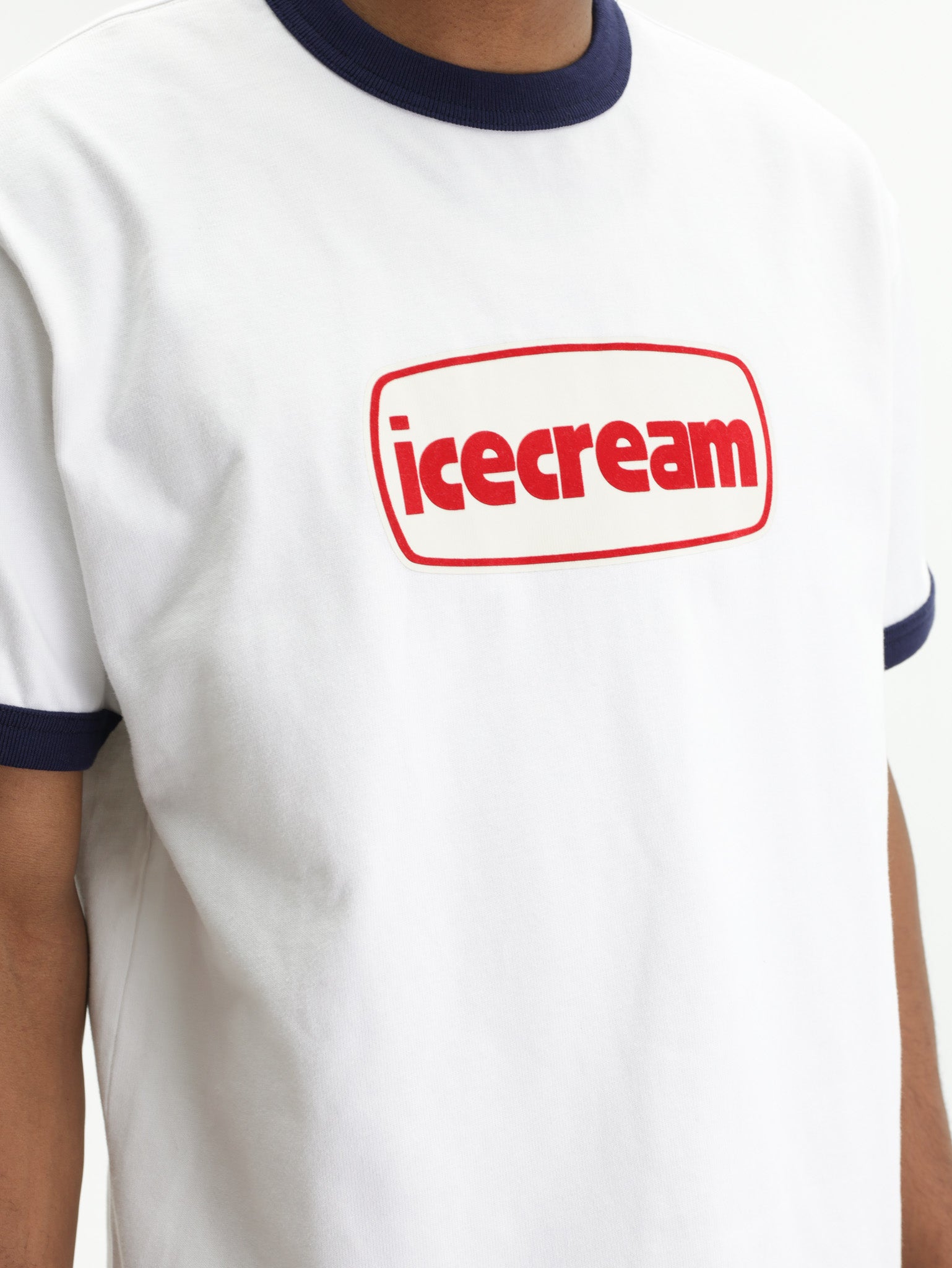 Ice-cream T-Shirt Ic Red Logo White
