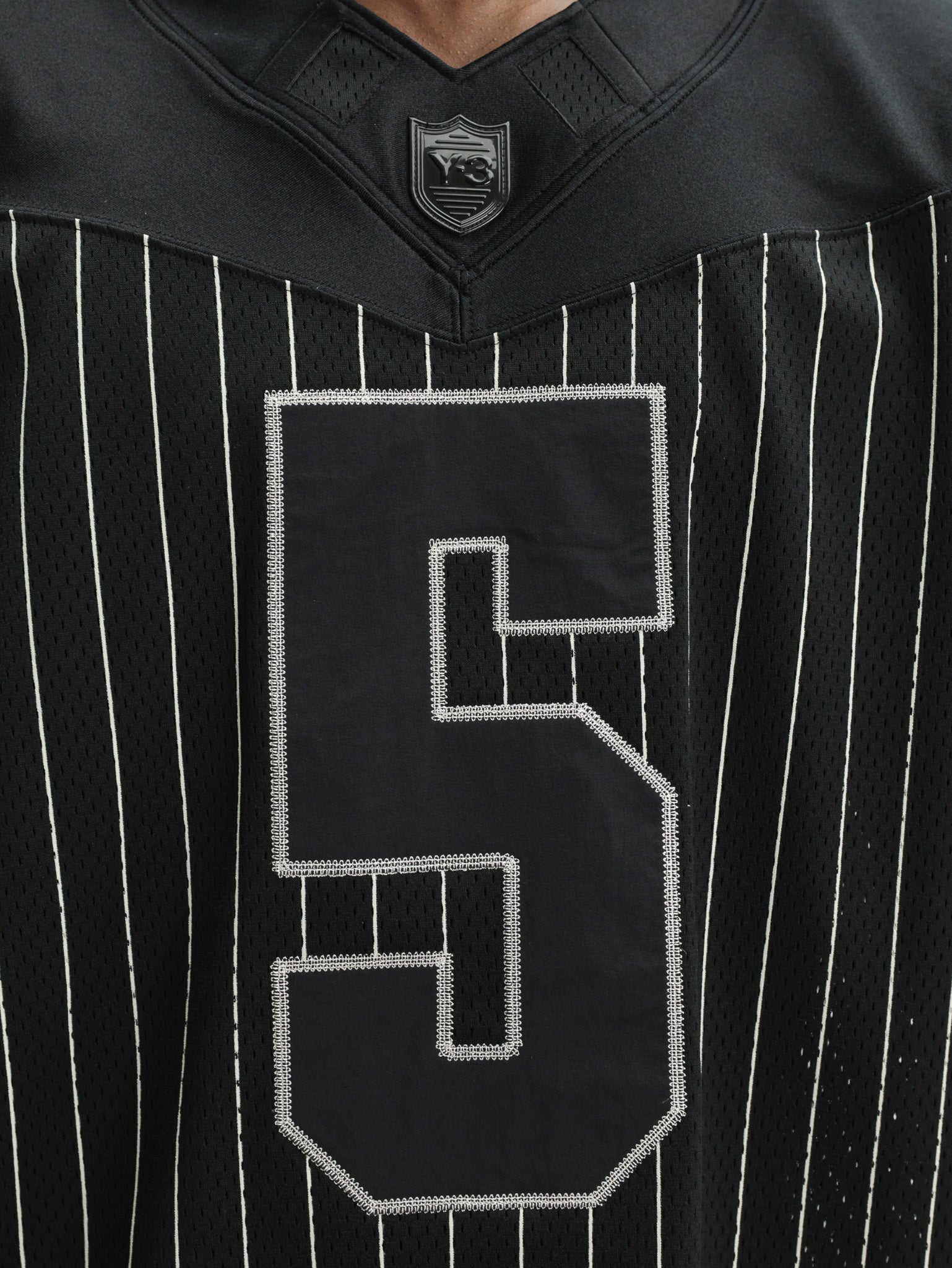 Y-3 T-Shirt Pinstripe Black