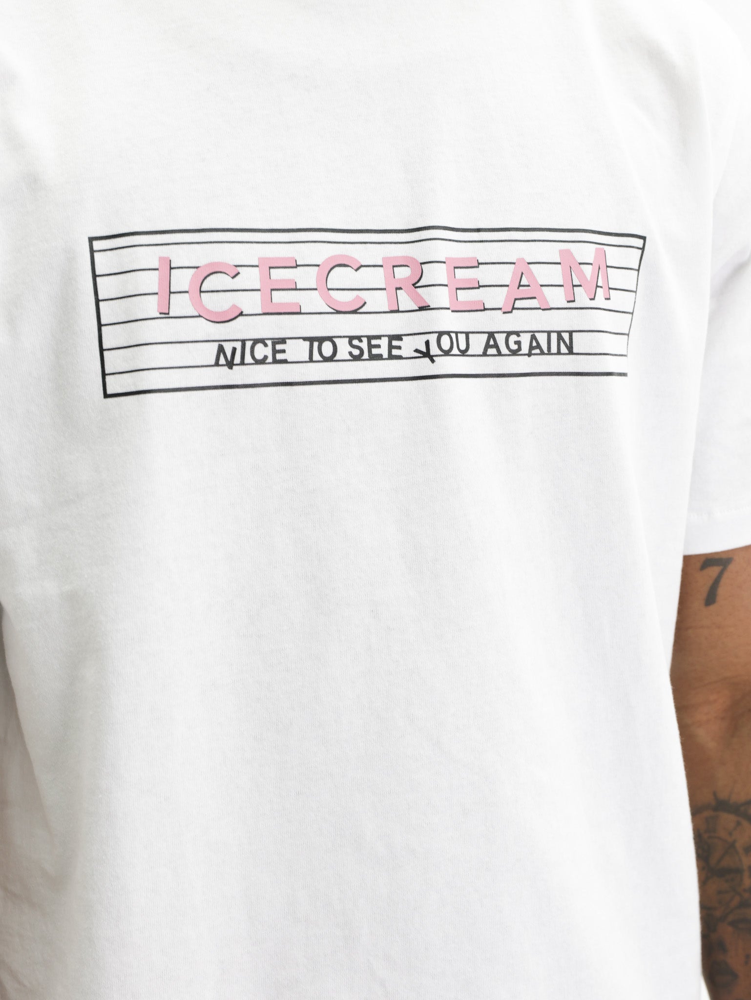Ice-cream T-Shirt Nice To See You White