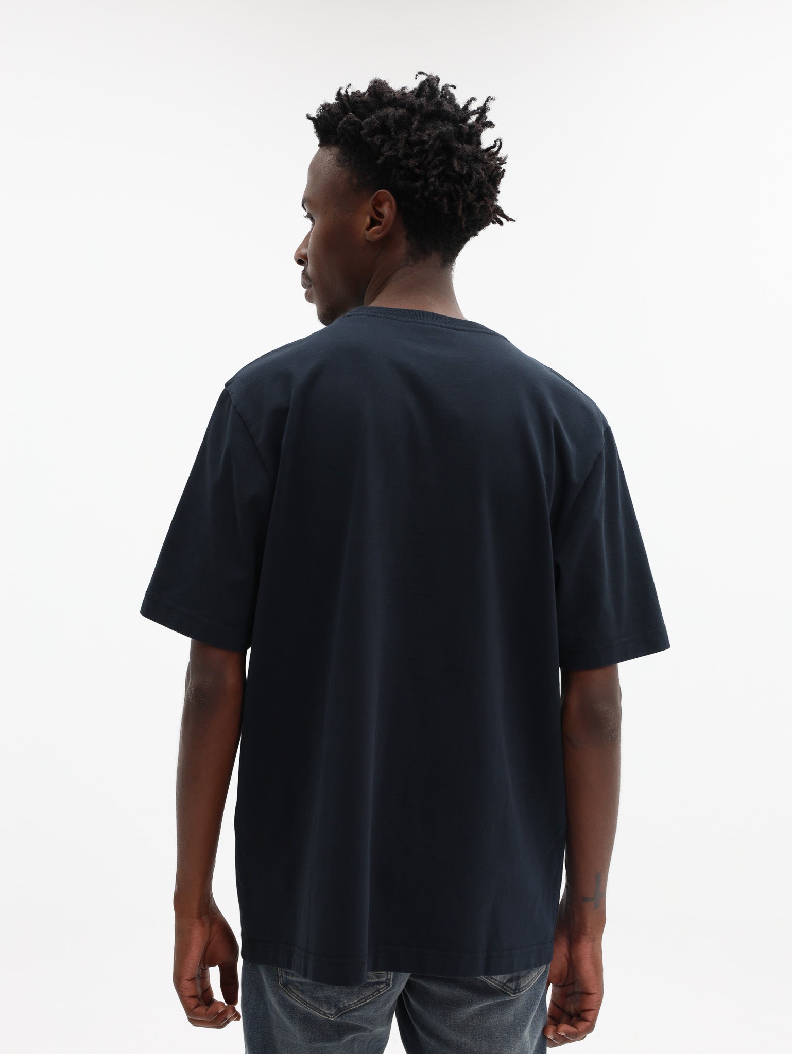 Maison Kitsune T-Shirt Handwriting Comfort Black-White