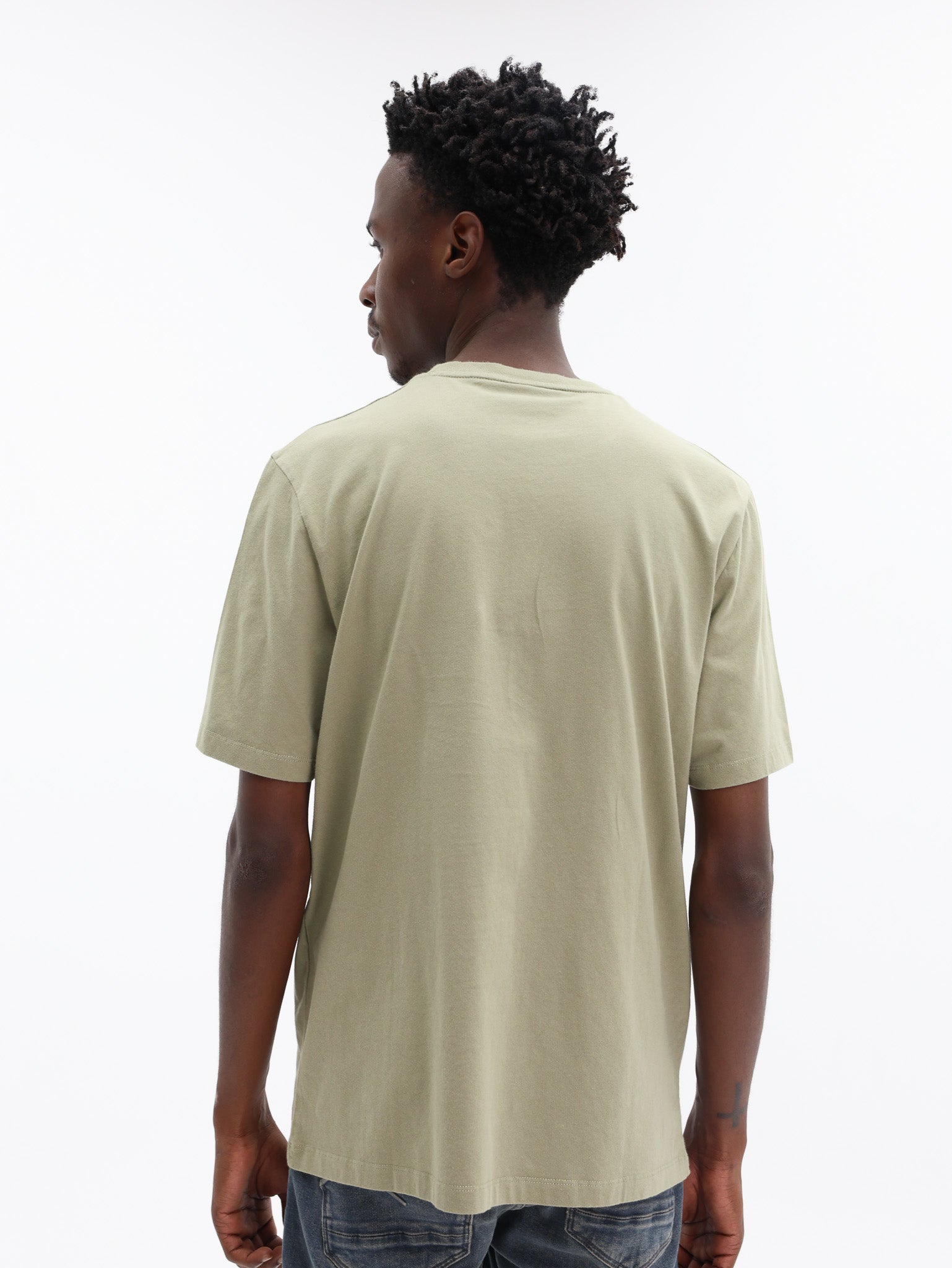Maison Kitsune T-Shirt Fox Head Regular Laurel Green