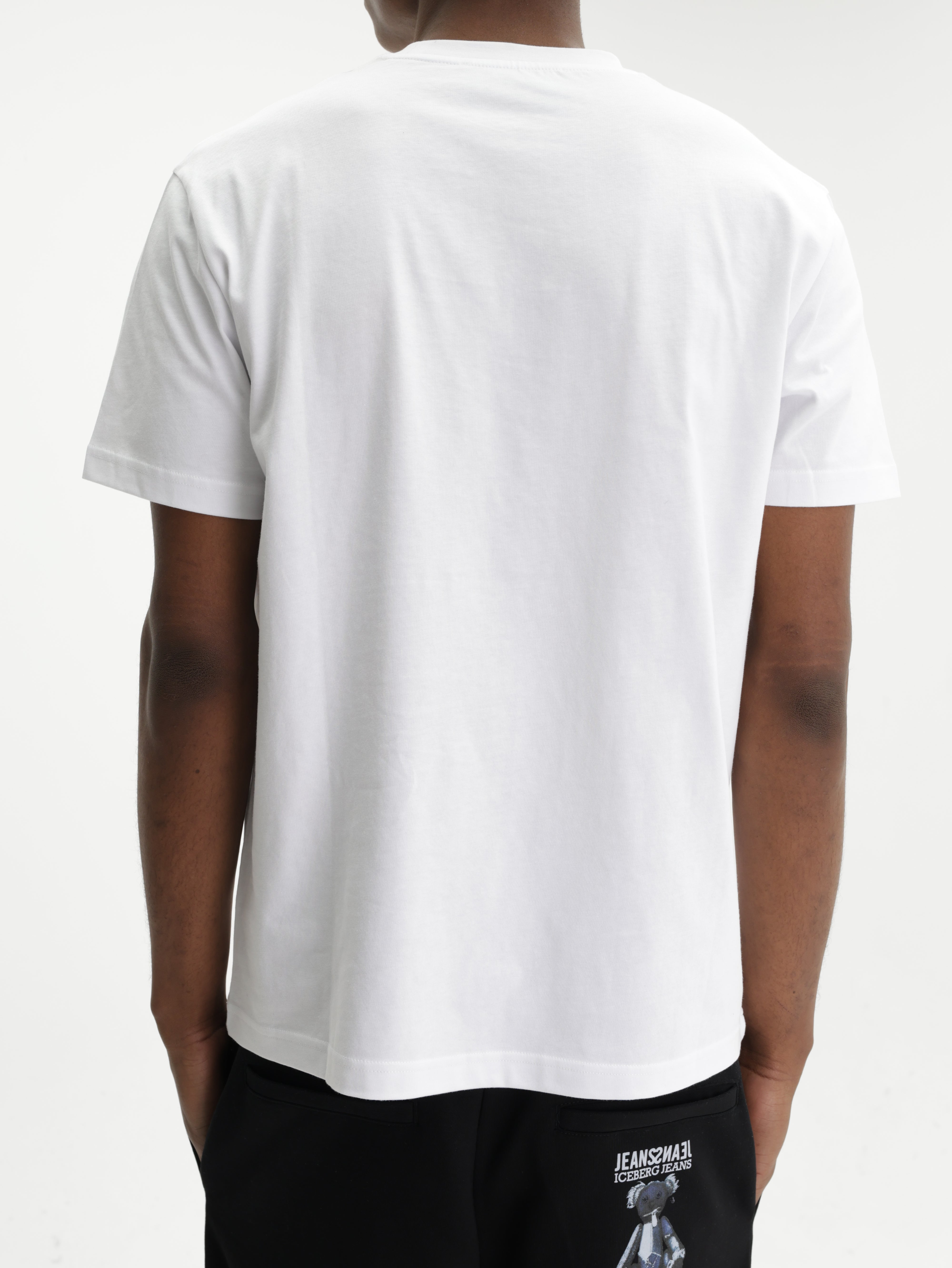 Iceberg T-Shirt Ib Print Logo White