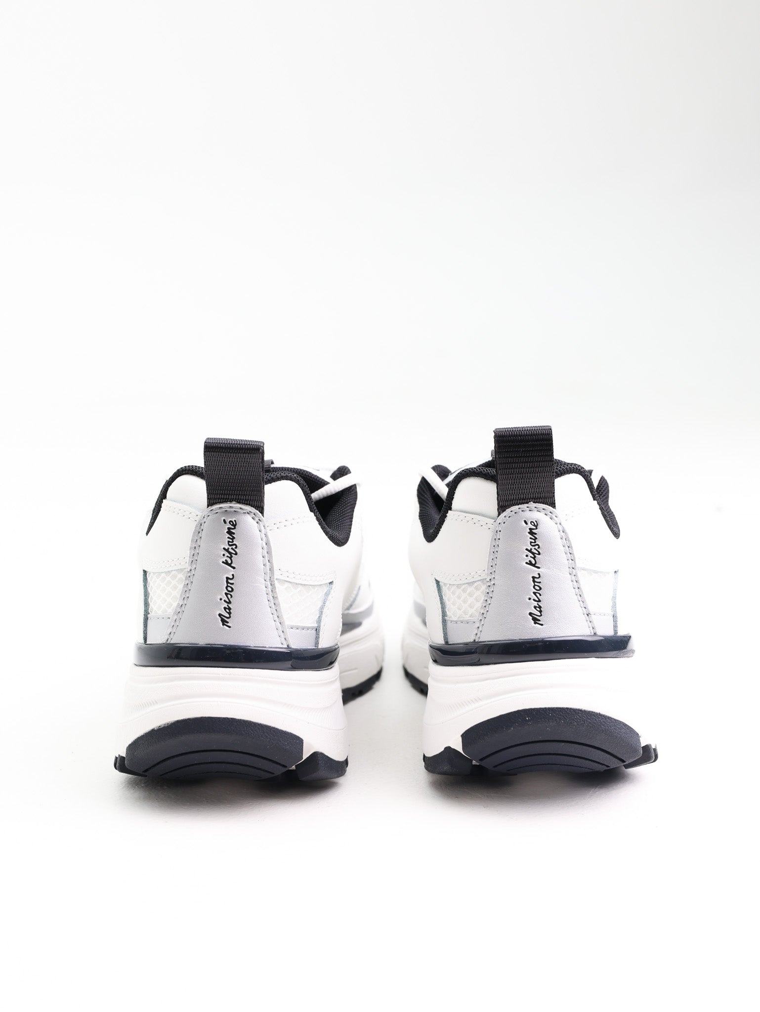 Maison Kitsune Sneaker Mks5 Sora Runners Silver-White