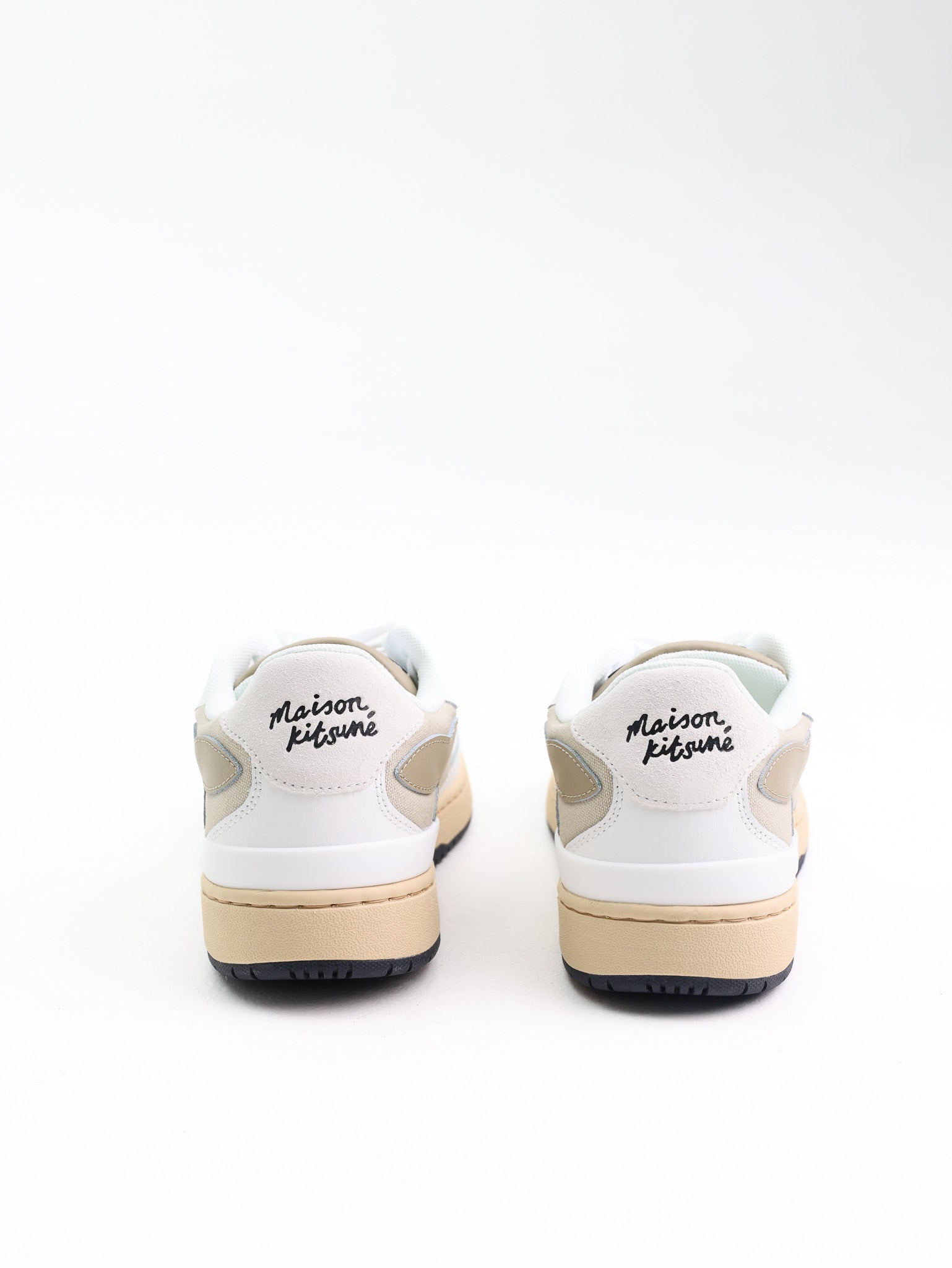 Maison Kitsune Sneaker Mks7 Chiru Trainers Med Grey-White
