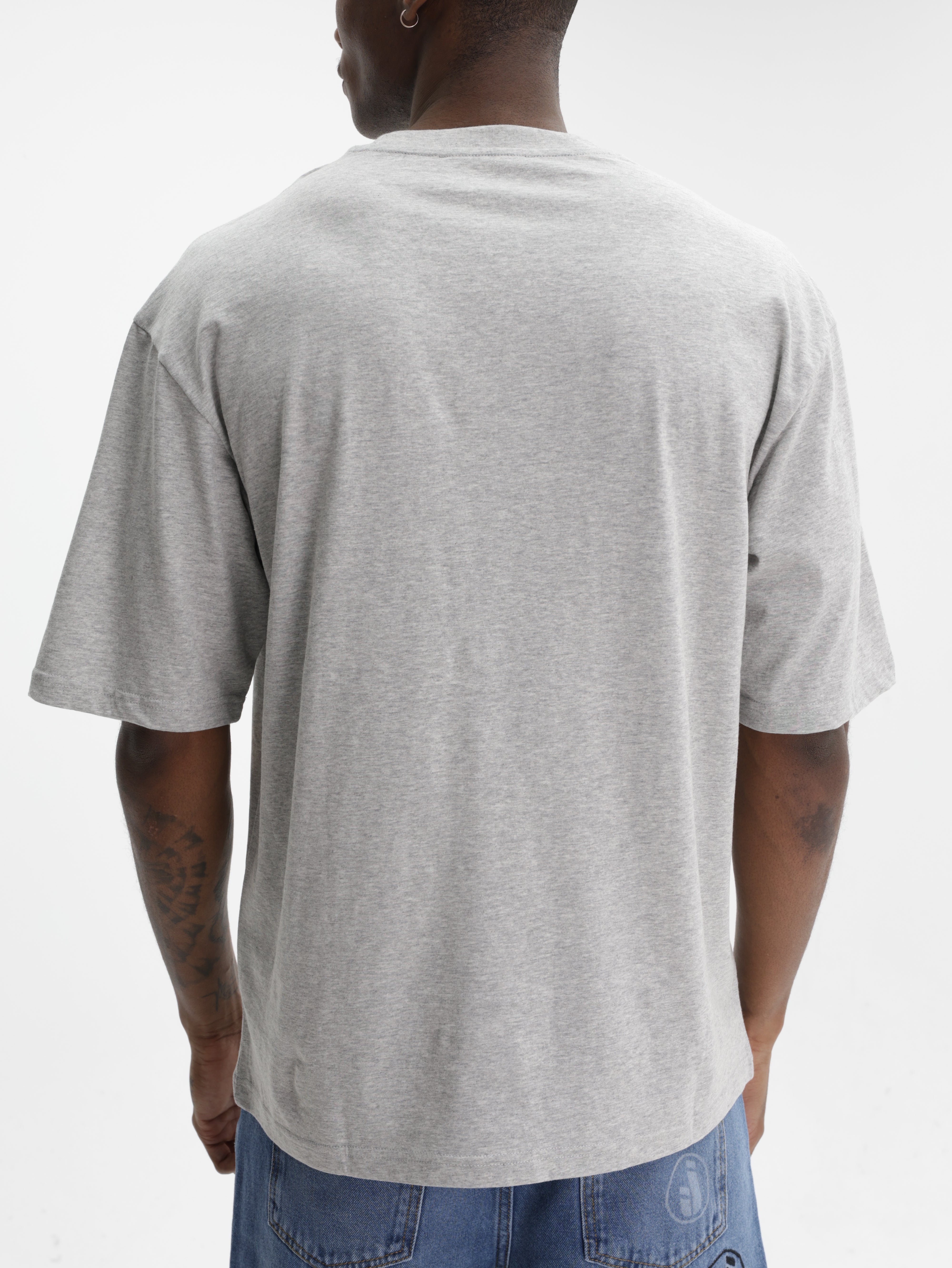 Iceberg Jeans T-Shirt Purple Smiley Print Grey