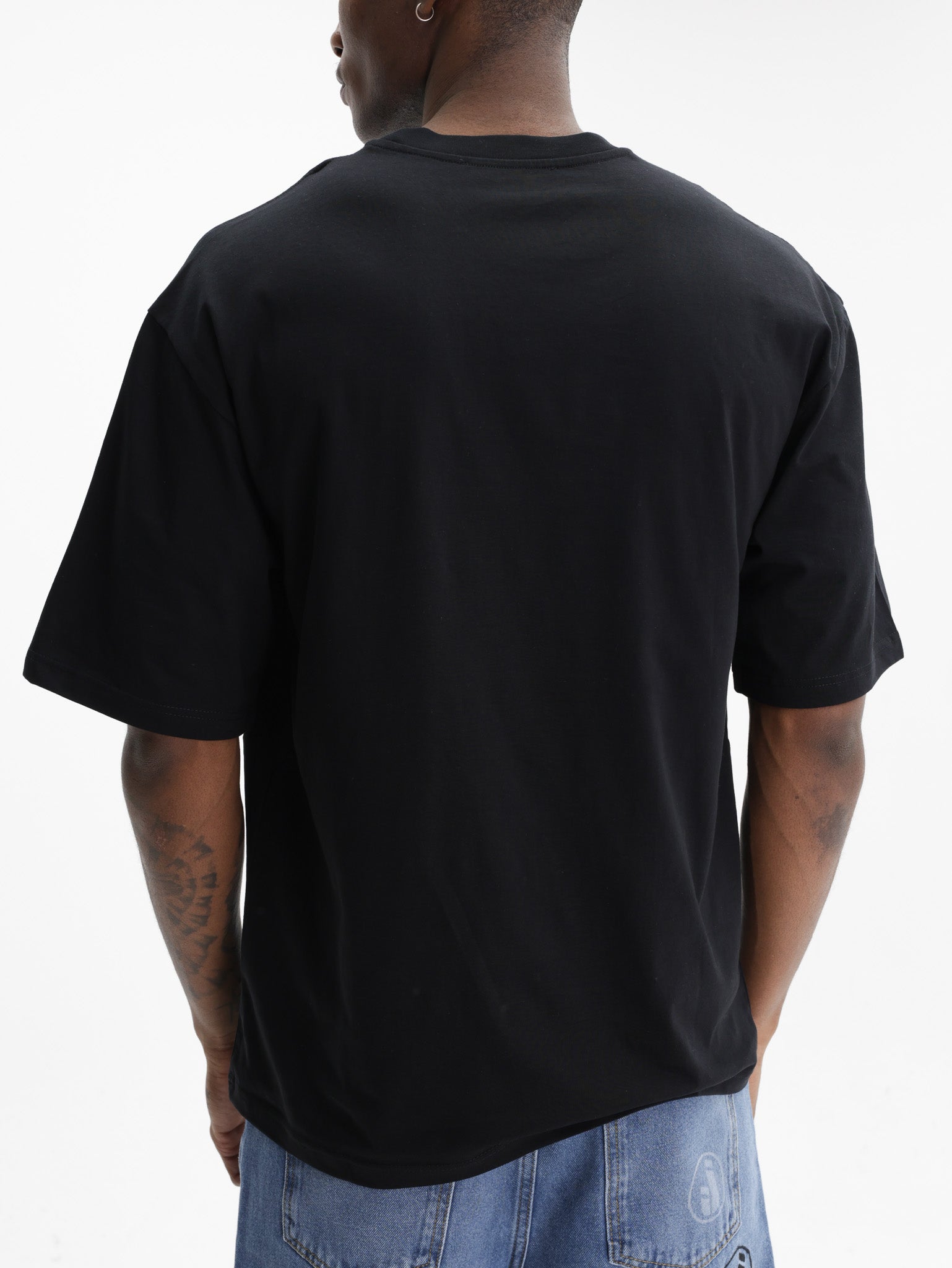 Iceberg Jeans T-Shirt Teddy Print Black