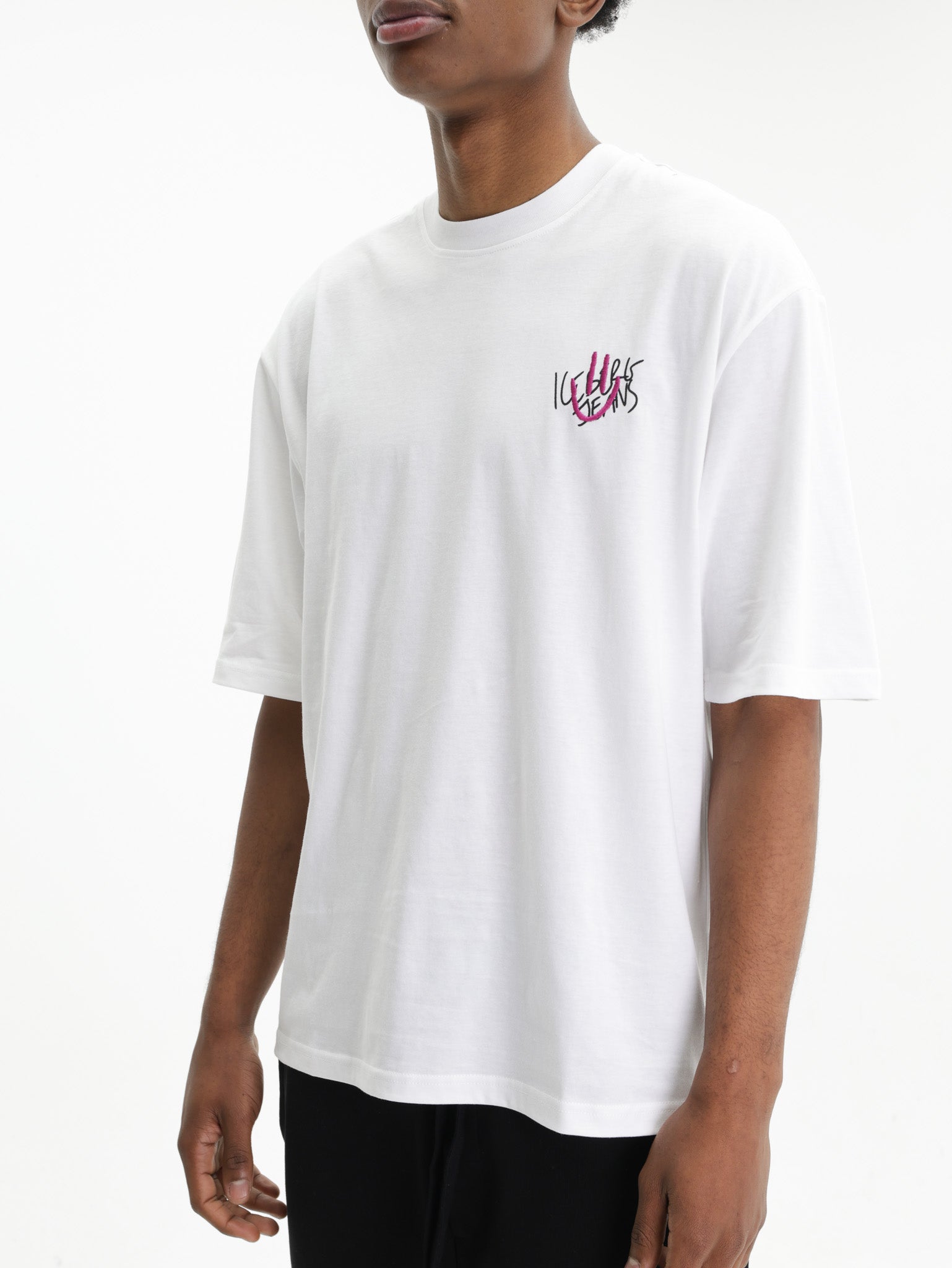 Iceberg Jeans T-Shirt Ibj Logo White