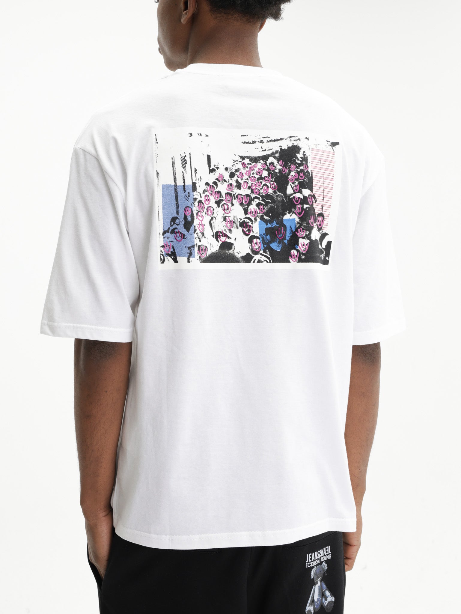 Iceberg Jeans T-Shirt Ibj Logo White