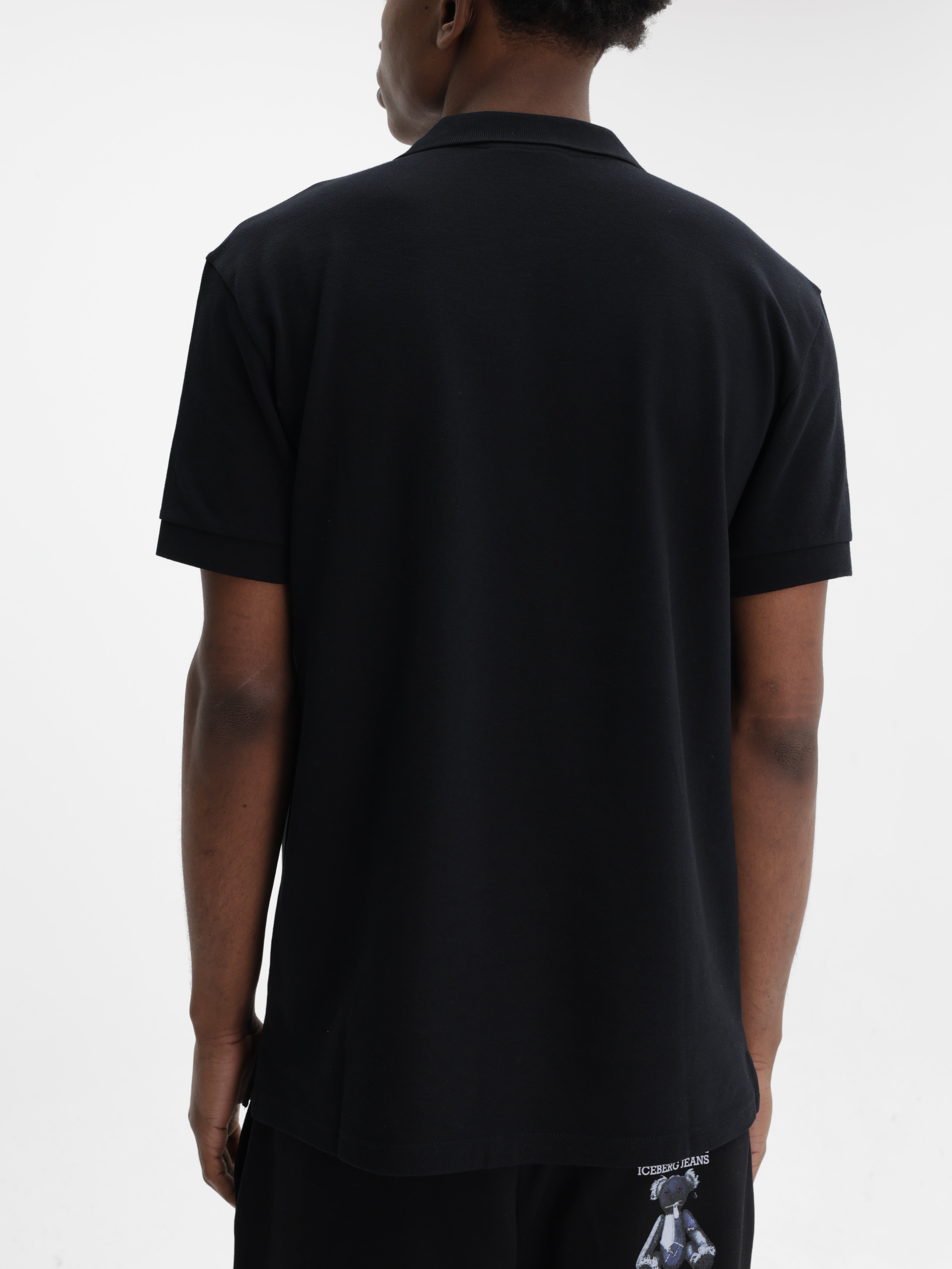 Iceberg Jeans Golfer White Ibj Logo Black