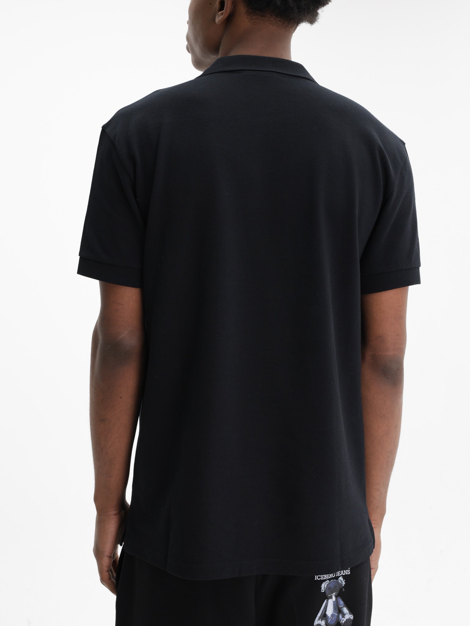 Iceberg Jeans Golfer White Ibj Logo Black