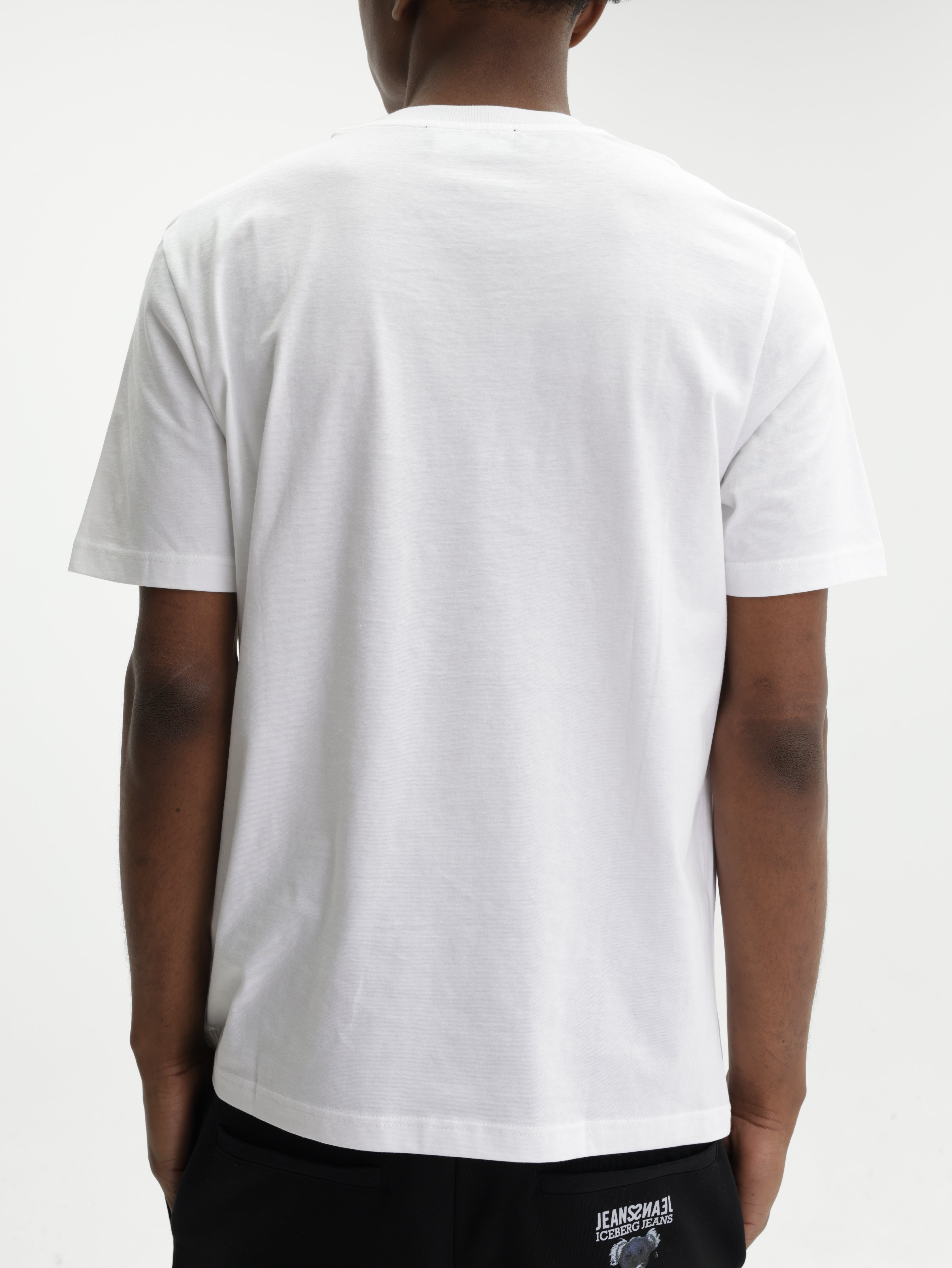Iceberg Jeans T-Shirt People Ao Print White