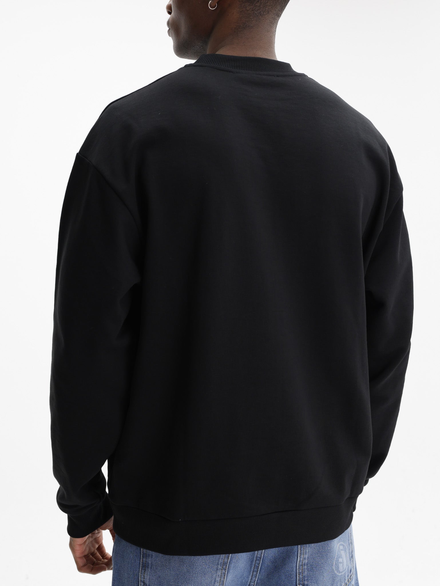 Iceberg Jeans Sweater Teddy Print Black
