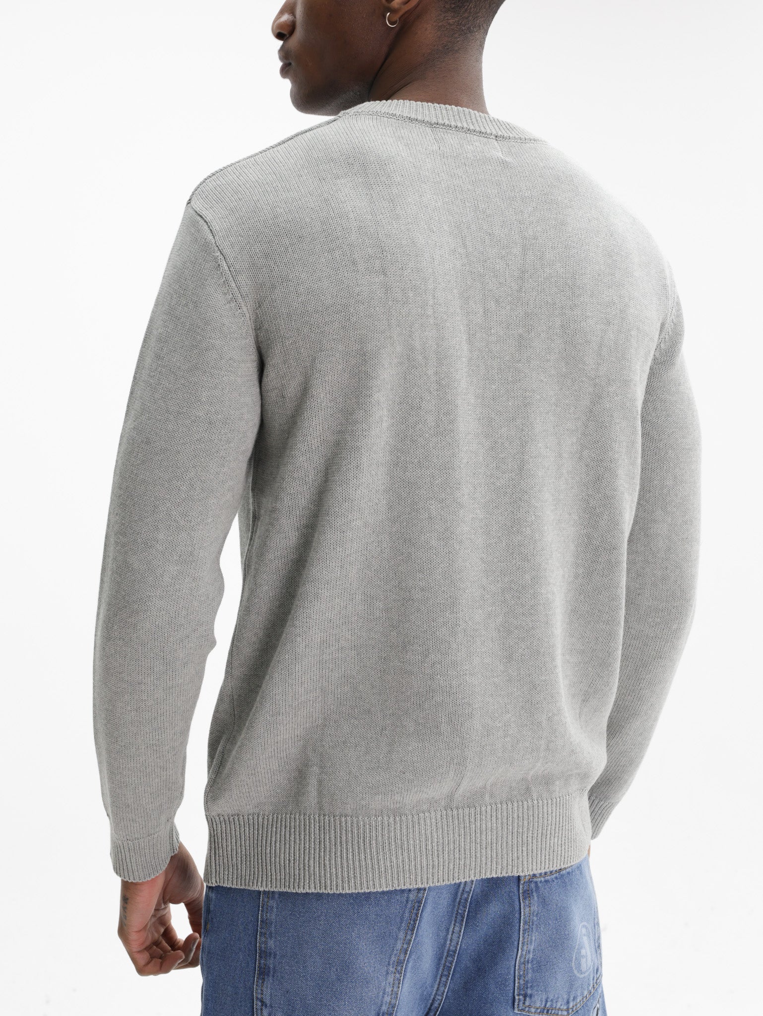 Iceberg Jeans Sweater Teddy Pirnt Grey