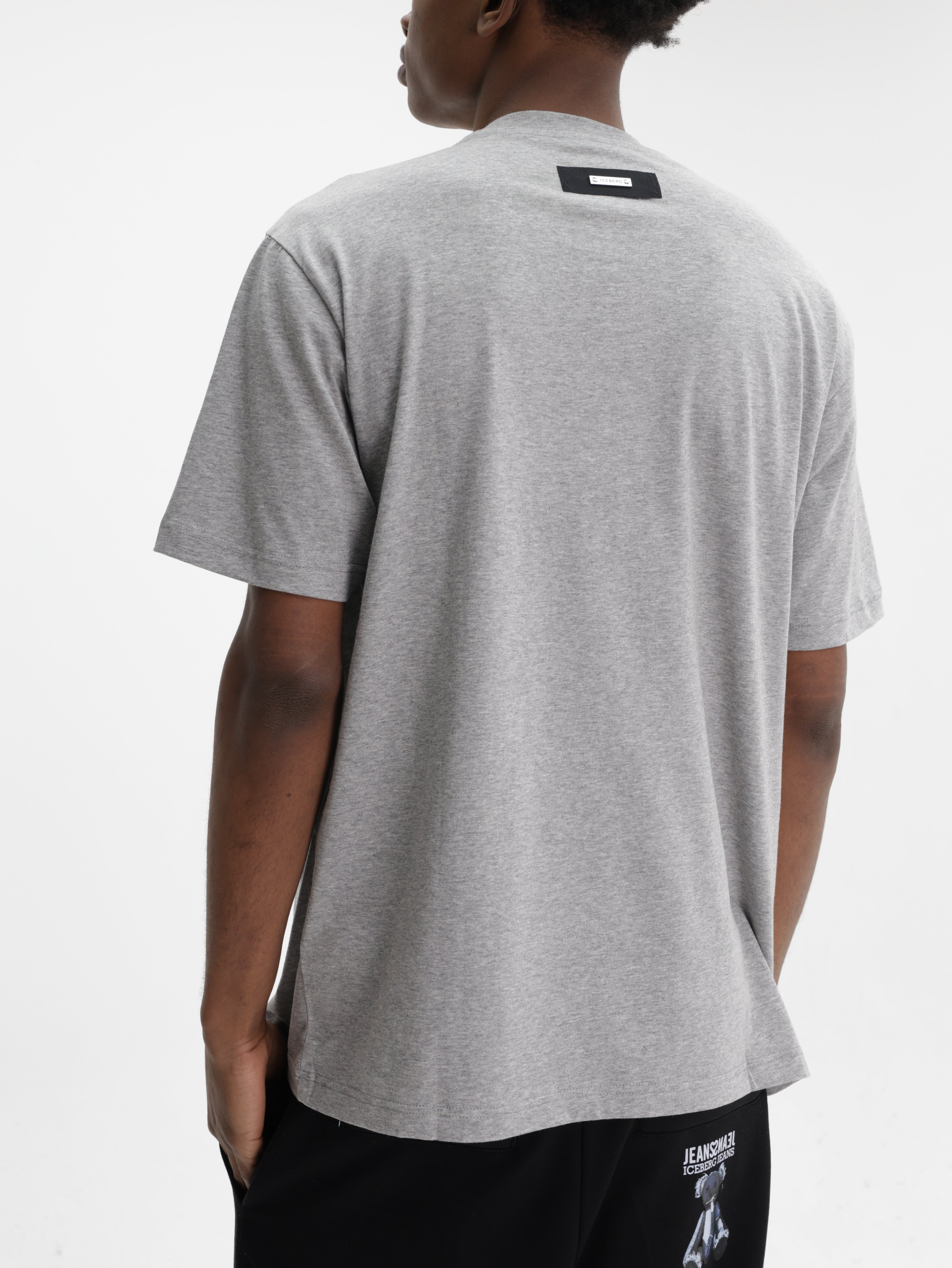 Iceberg T-Shirt Teddy Print Grey