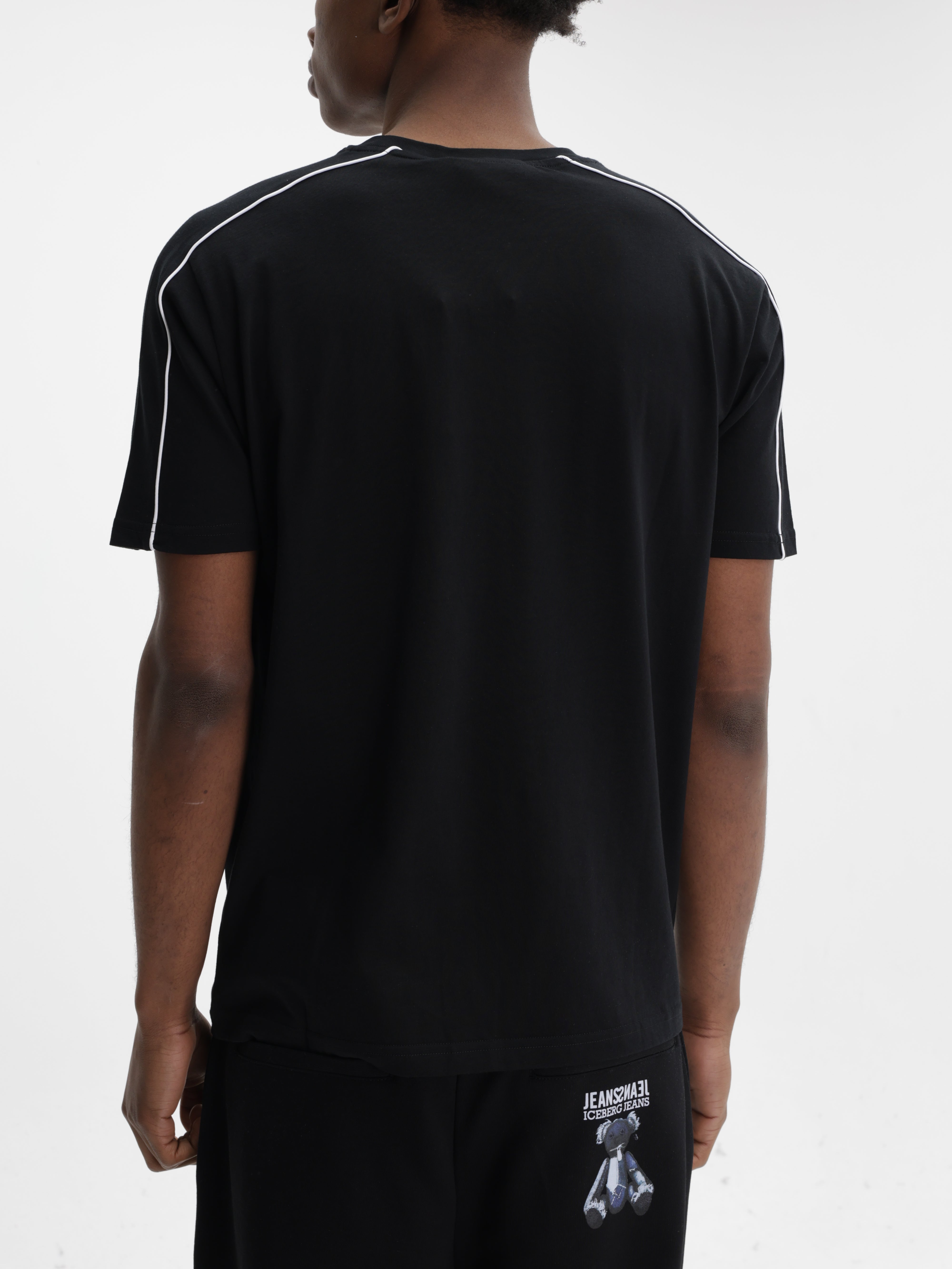 Iceberg T-Shirt Small Logo Ib Crew Black