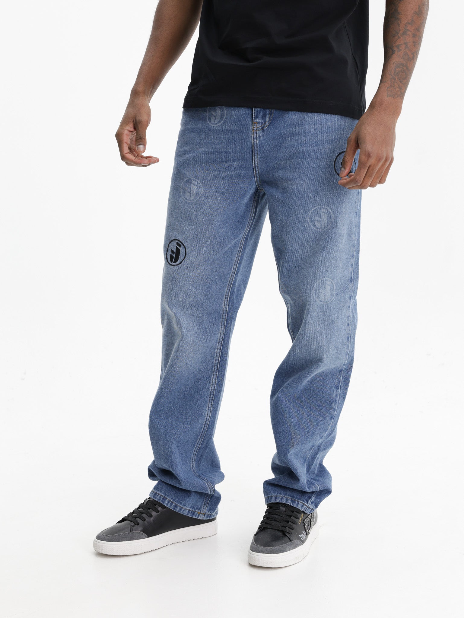 Iceberg Jeans Jeans Logo Dye Stamp Dark Wash
