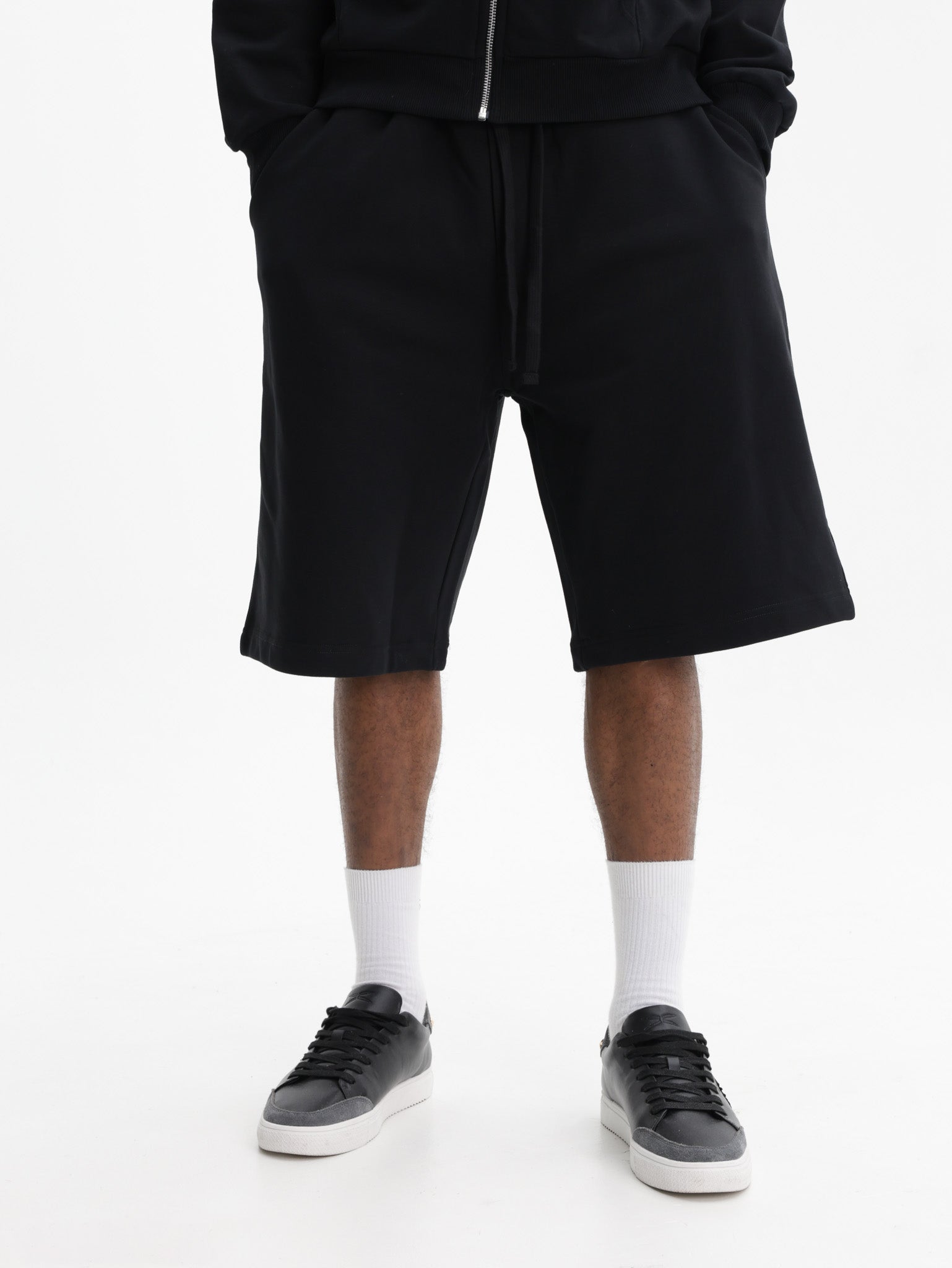Iceberg Jeans Shorts Sweats Drawstring Black