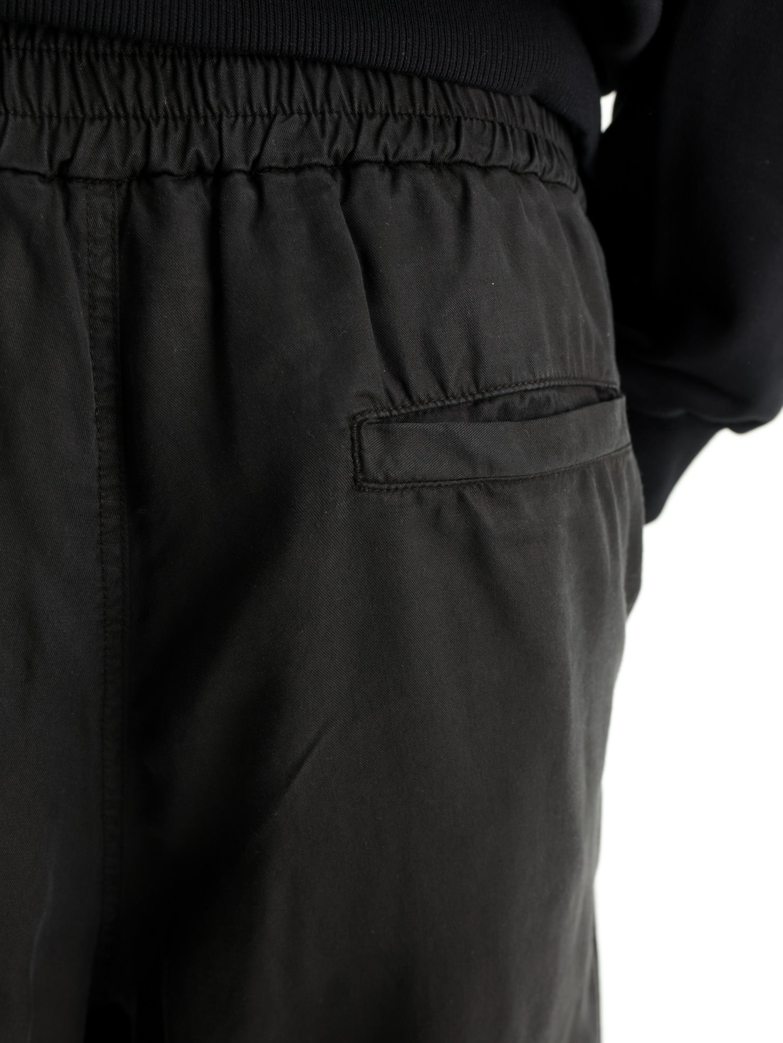 Iceberg Pants Cuffed Ankle Black