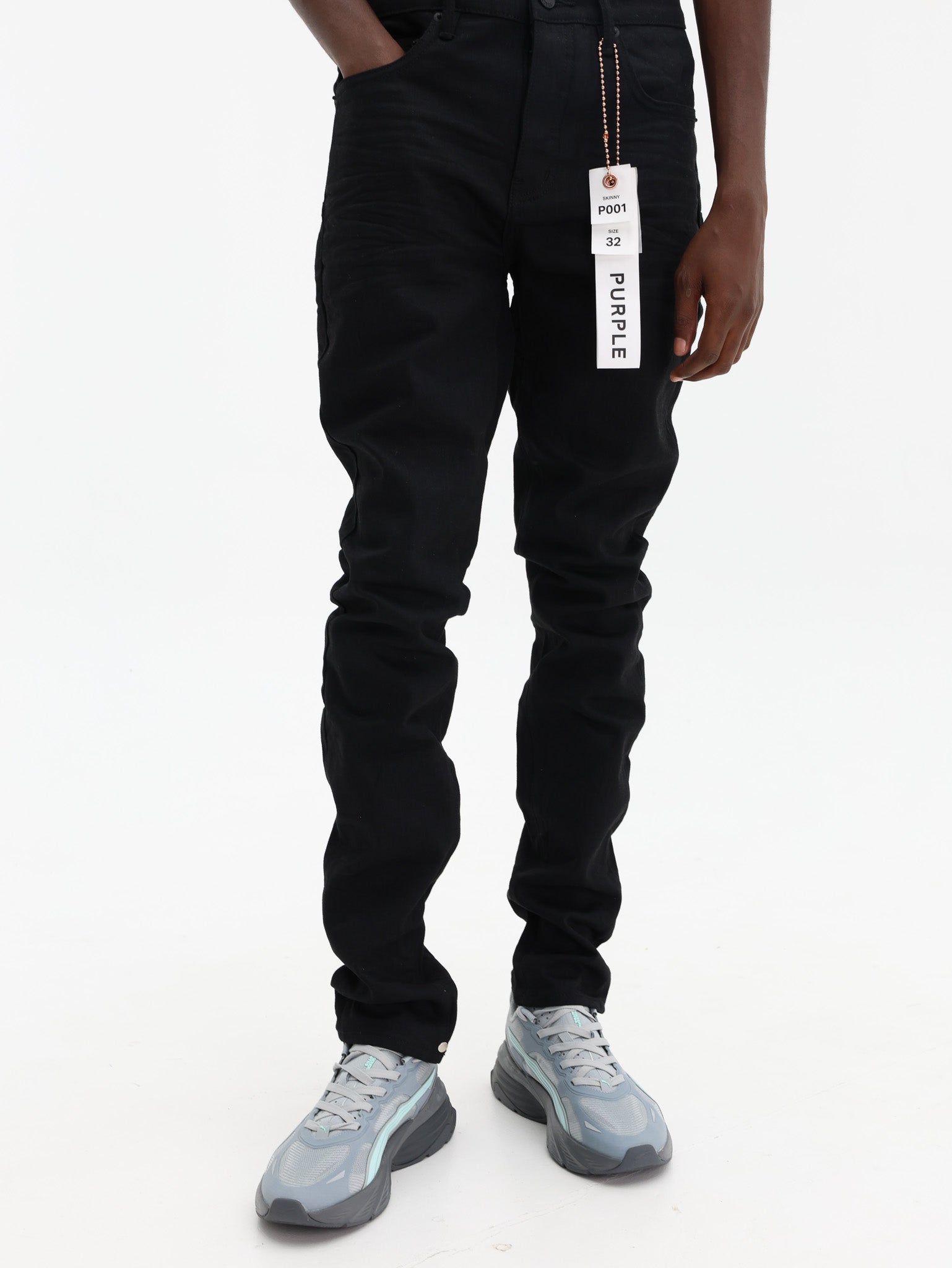 Purple Jeans Raw222 Black