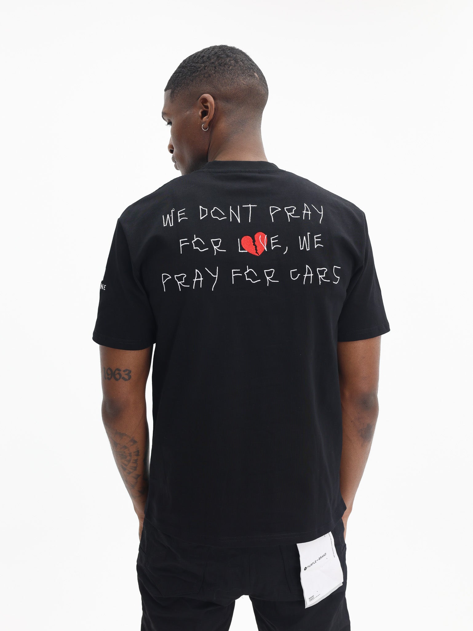 Capone Crew Broken Heart Sl Black T-Shirt