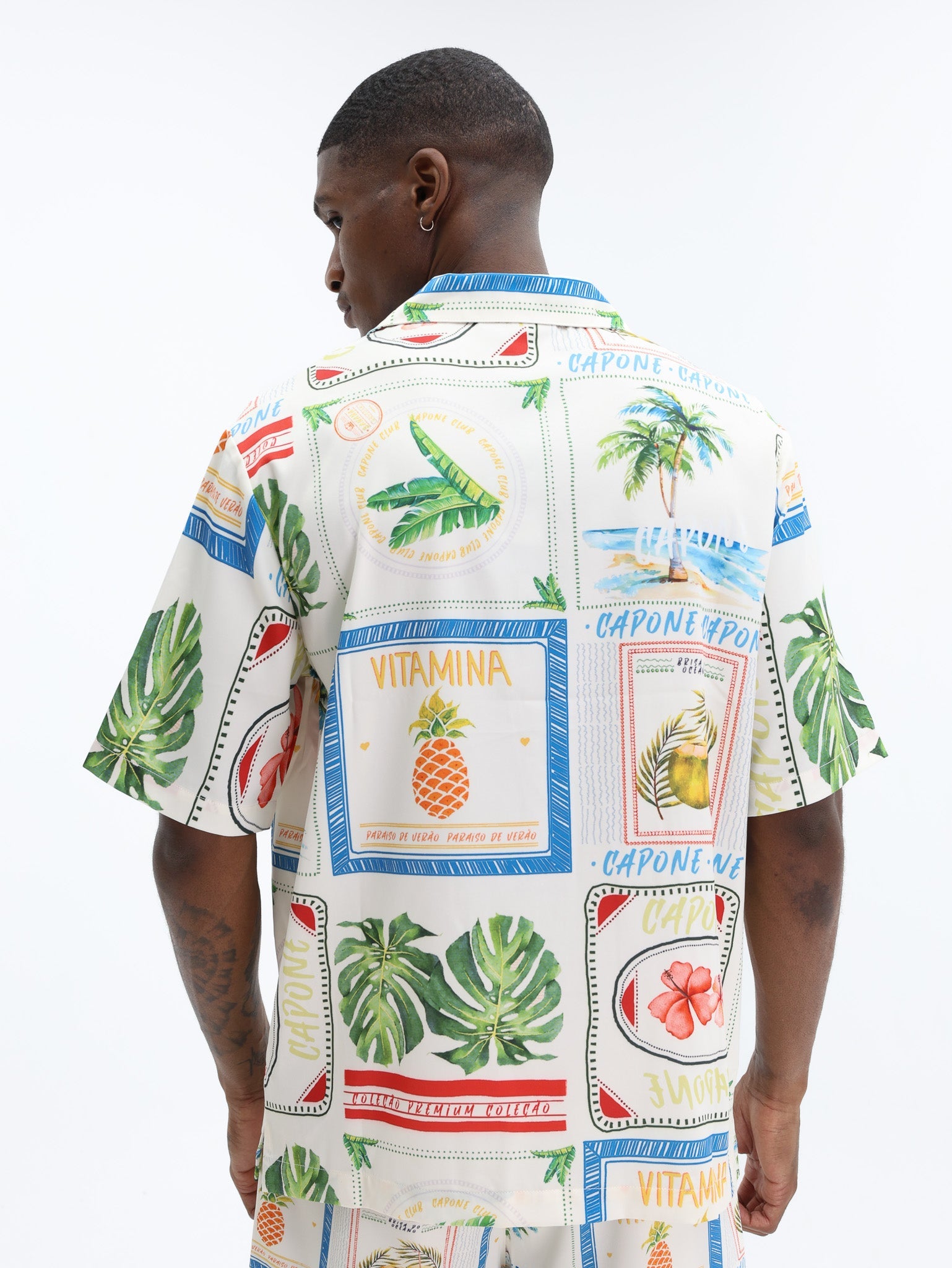 Capone Shirt Allover Print Vitamina Fruit