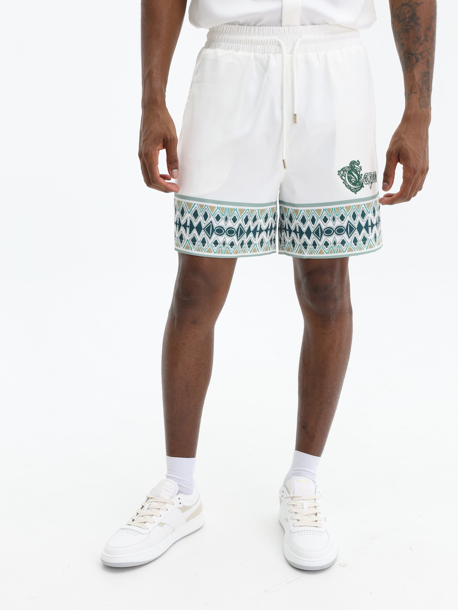 Capone Shorts Zig-Zag Off-White