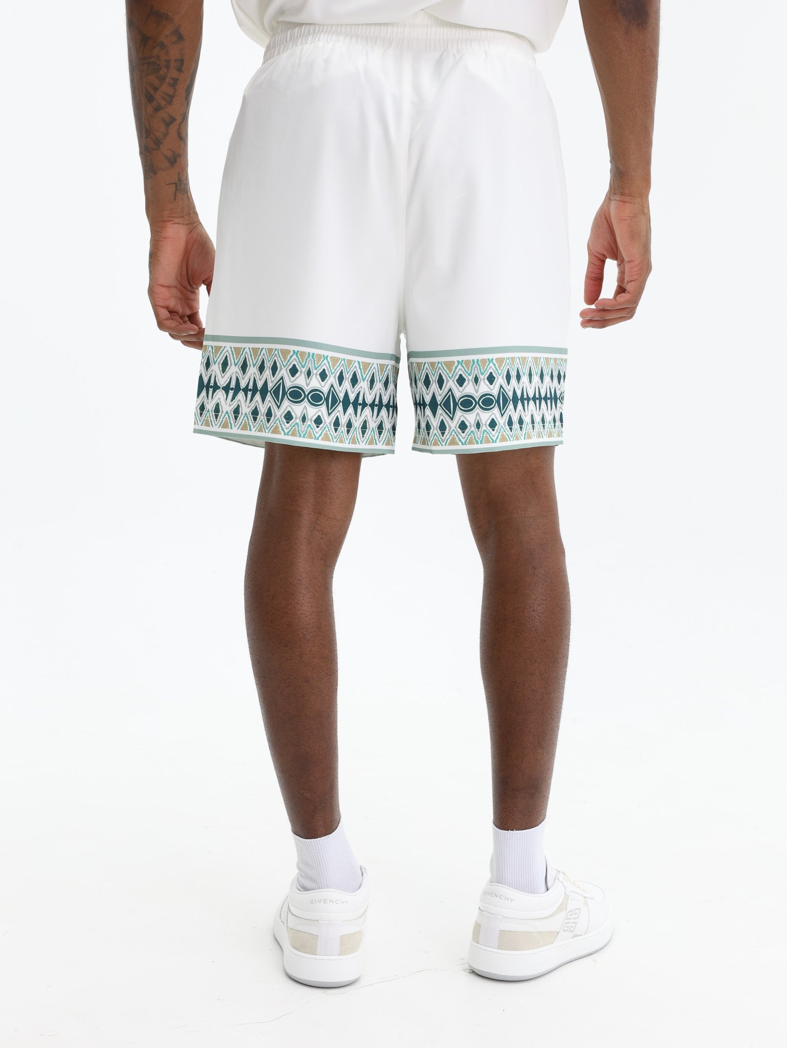 Capone Shorts Zig-Zag Off-White