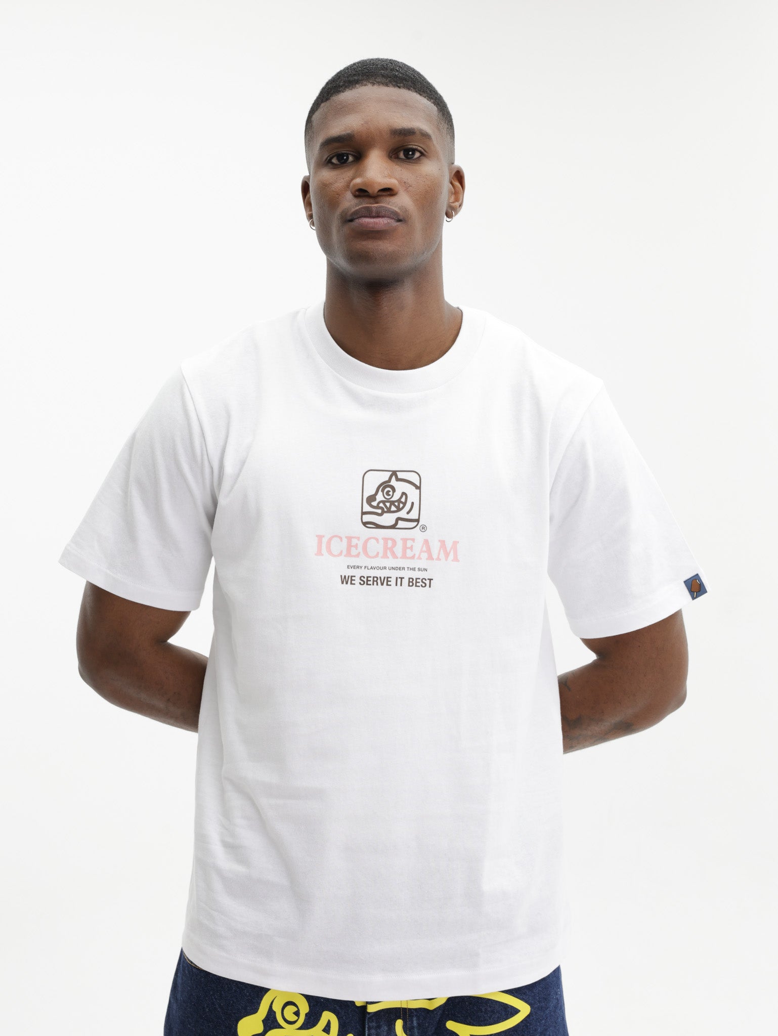 Ice Cream T-Shirt Serve It Best White