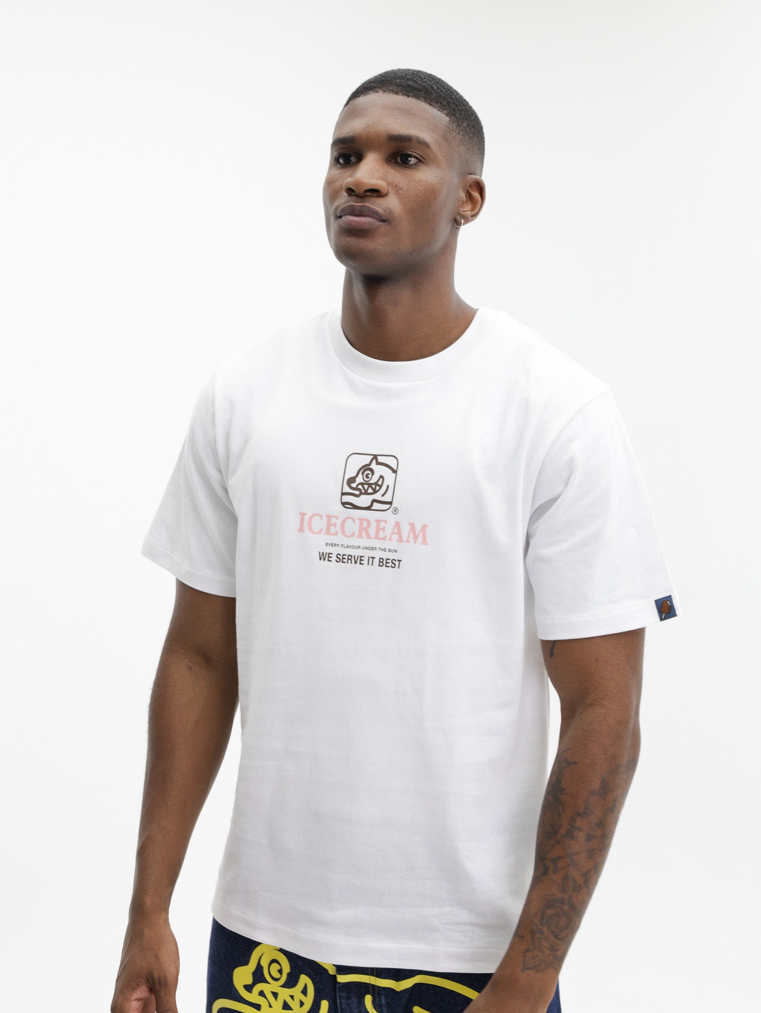 Ice Cream T-Shirt Serve It Best White