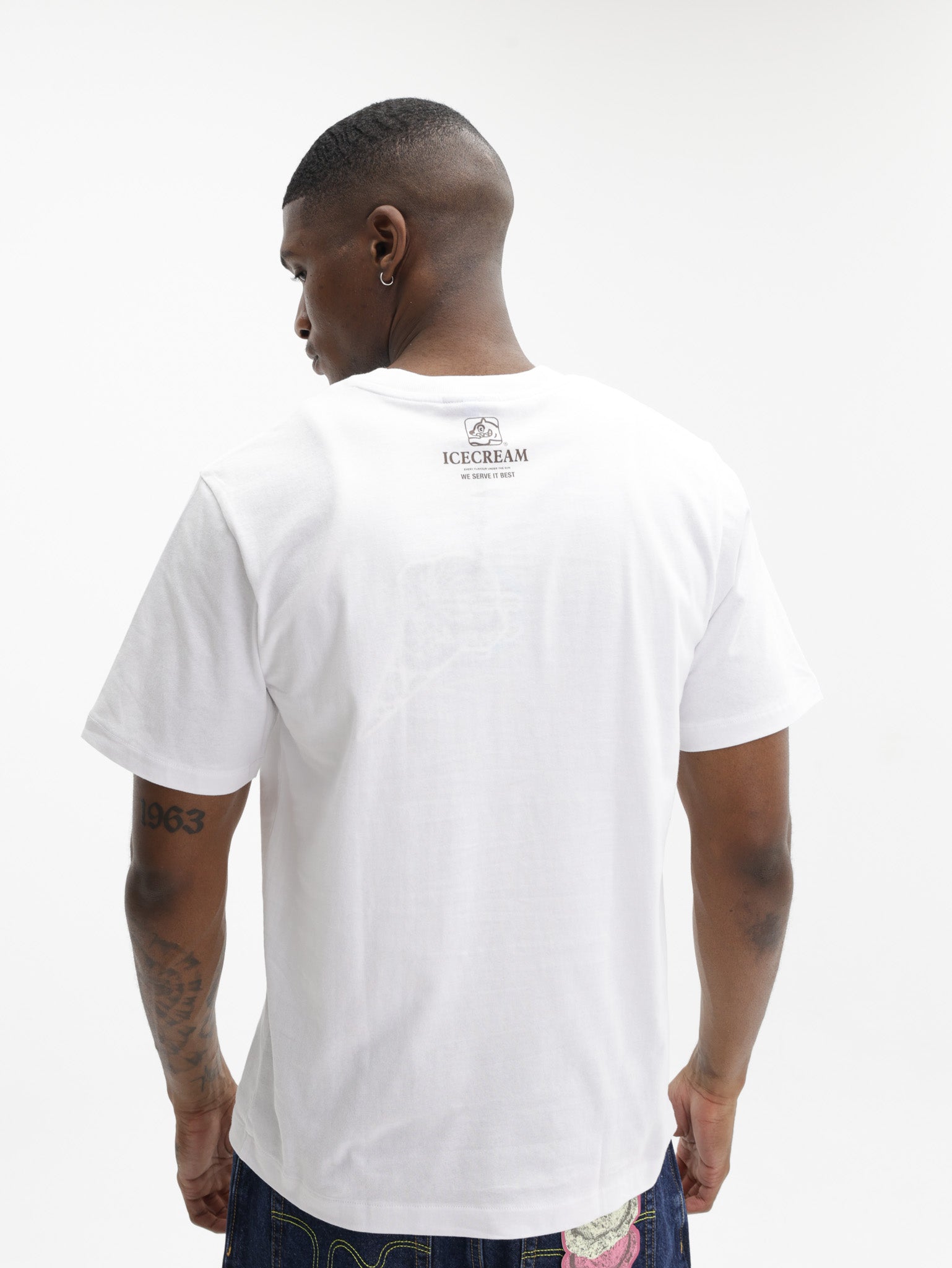 Ice Cream T-Shirt Serve It Best White