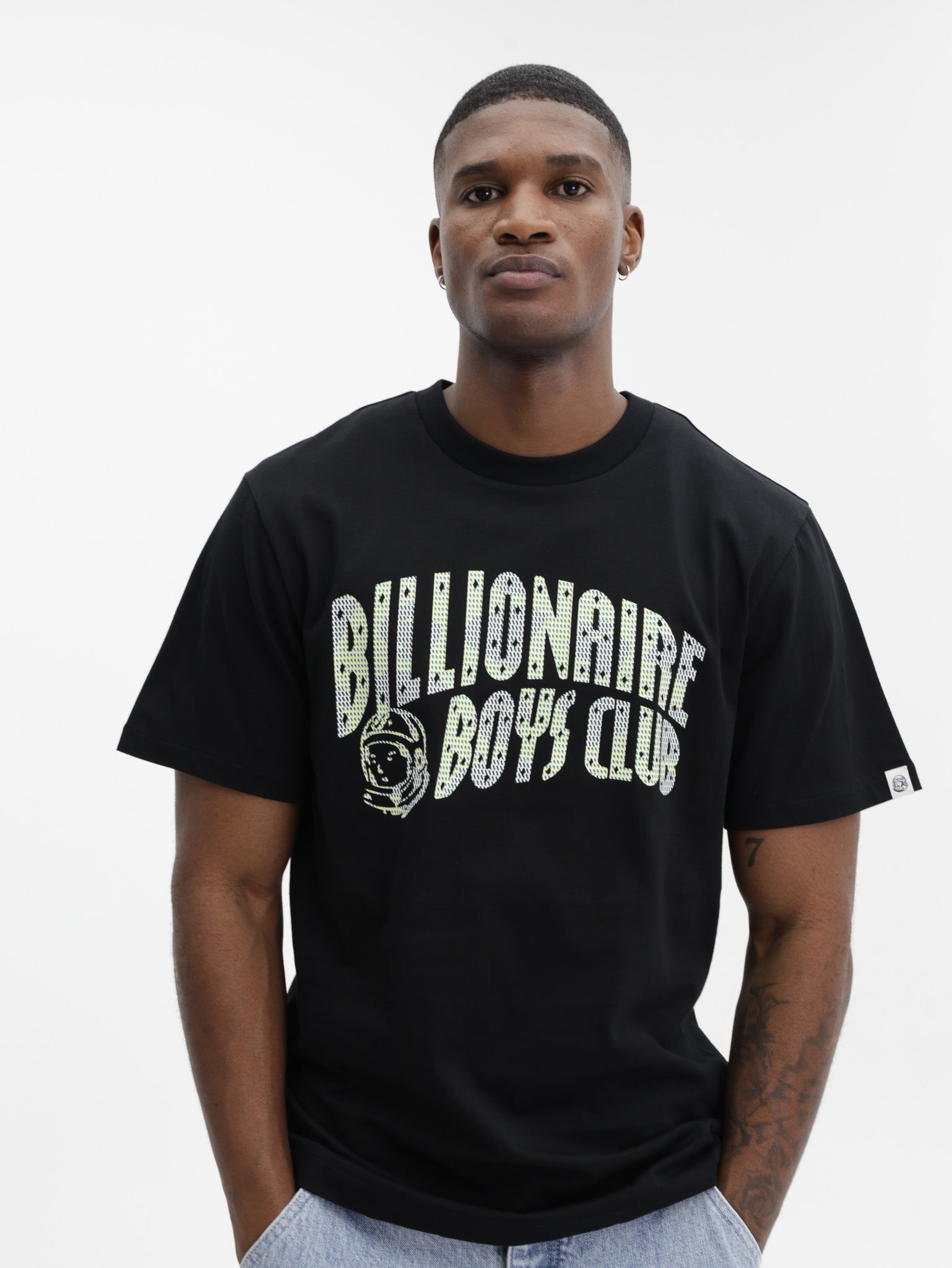 Billionaire Boys Club T-Shirt Tri-tone Arch Logo Black