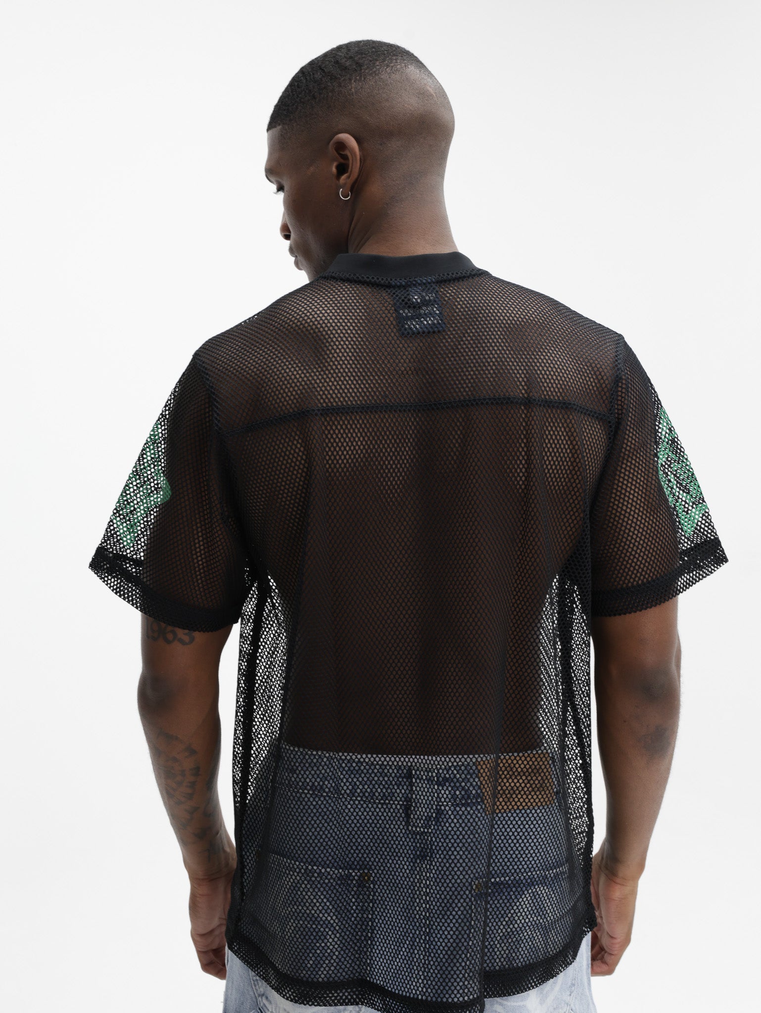 Billionaire Boys Club T-Shirt Balls Astro Big Mesh Football Black