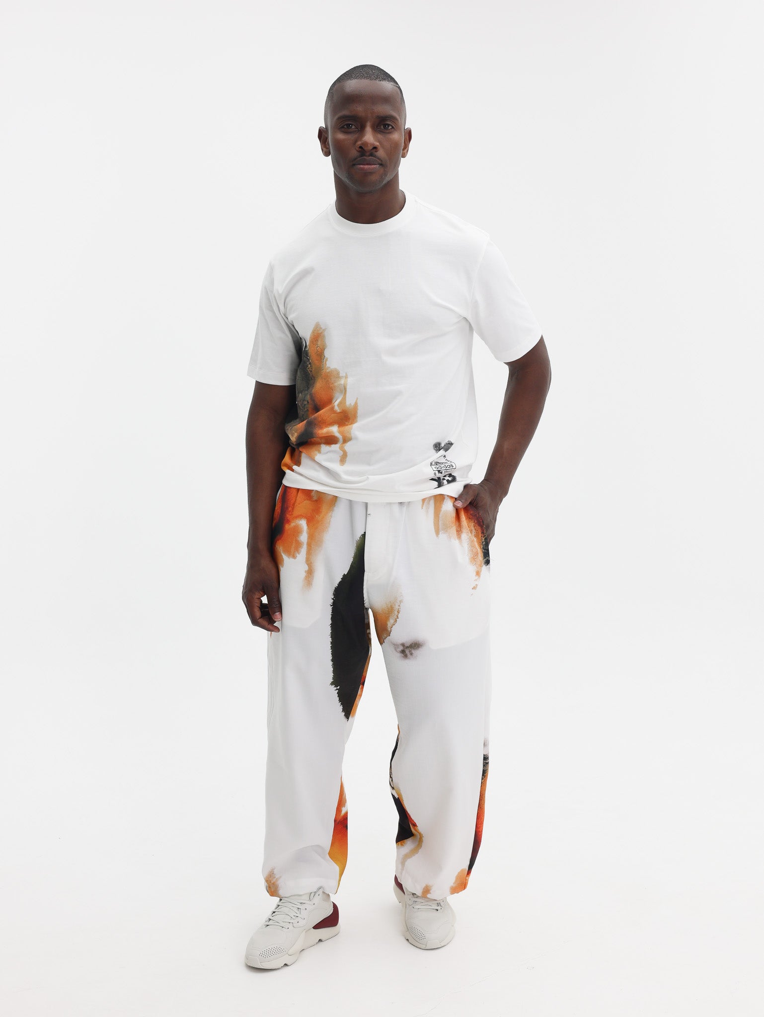 Y-3 T-Shirt Gfx Cream White