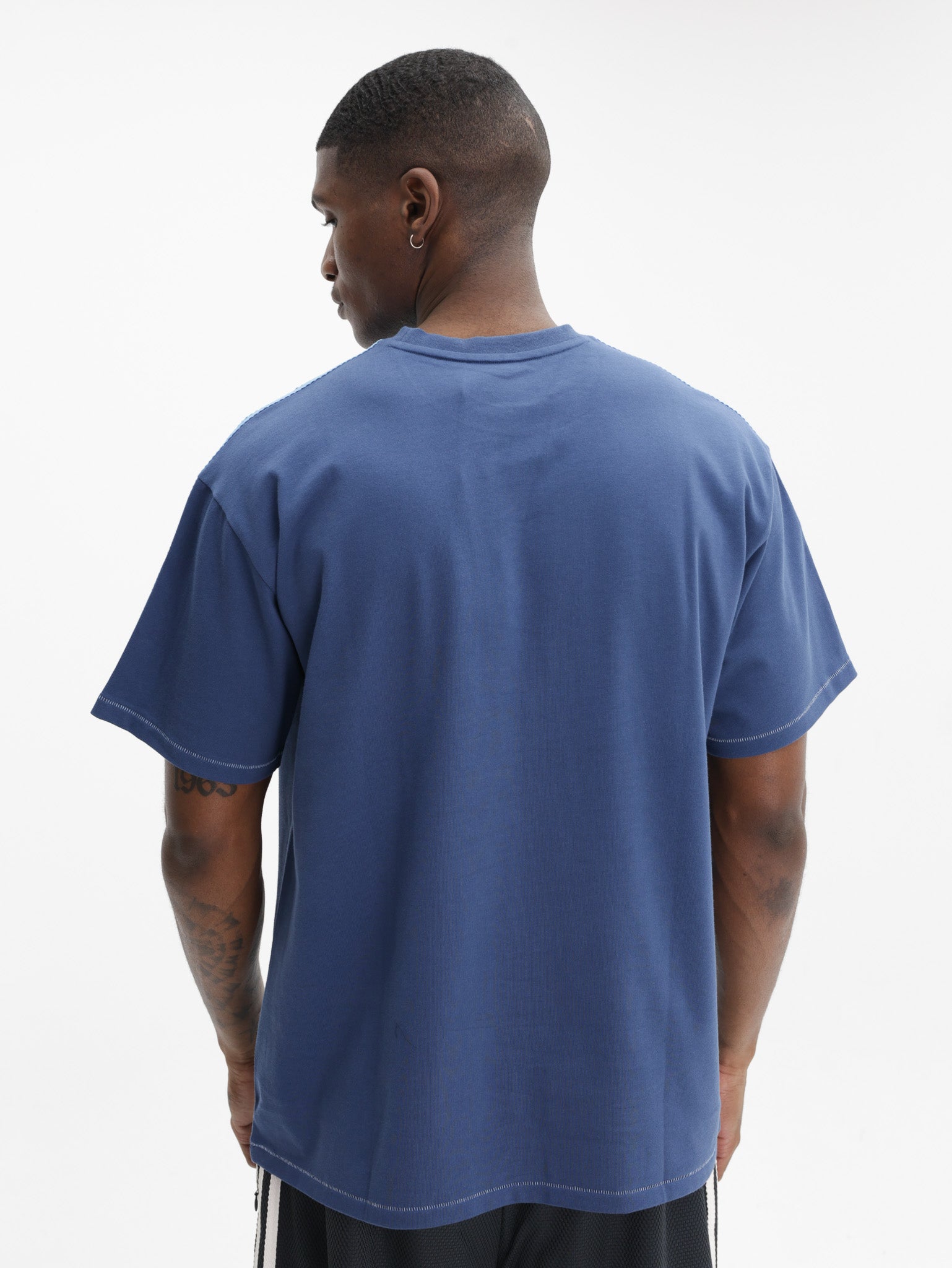 Y-3 T-Shirt Logo Blue