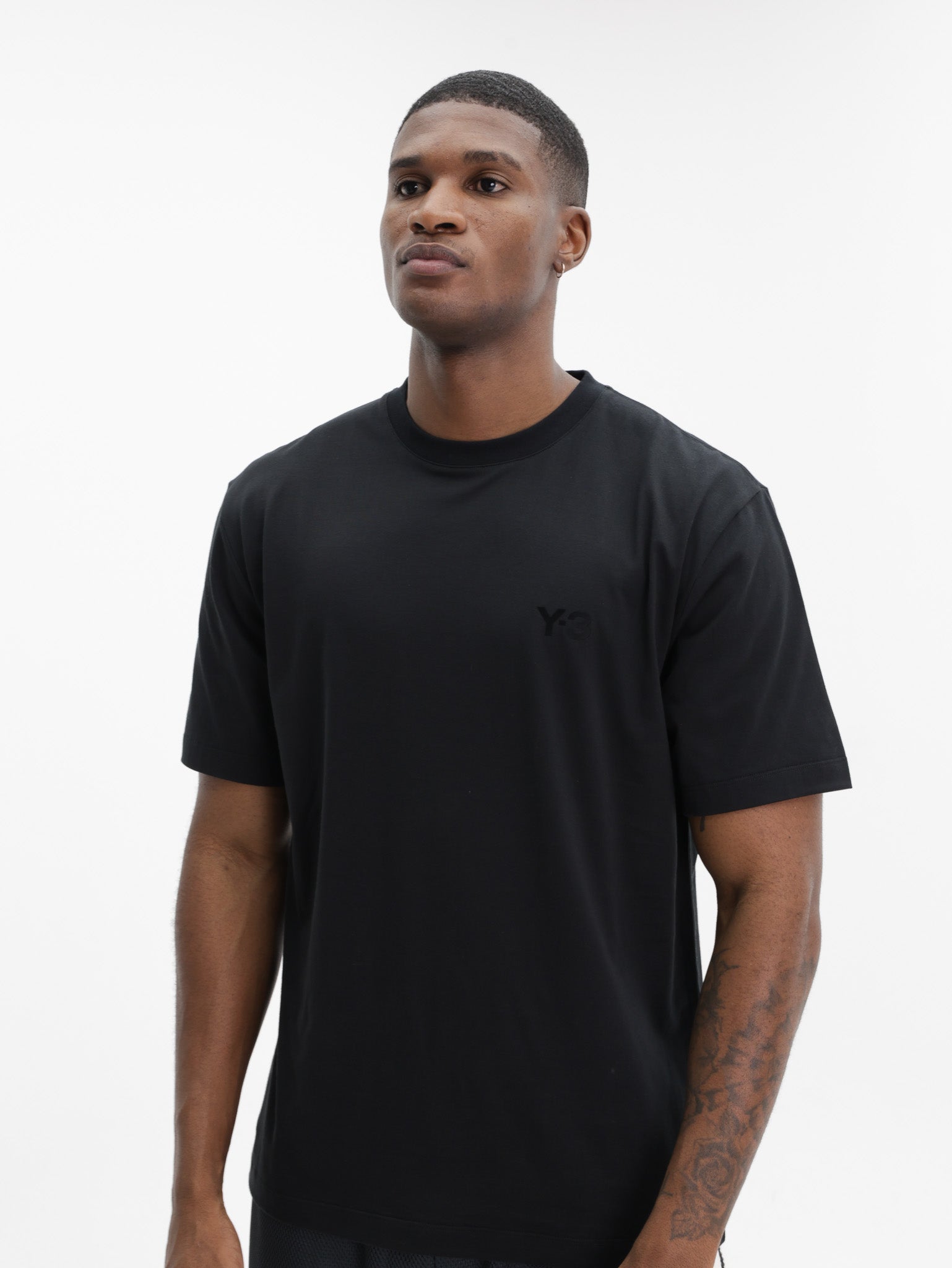Y-3 T-shirt Reg SS Black