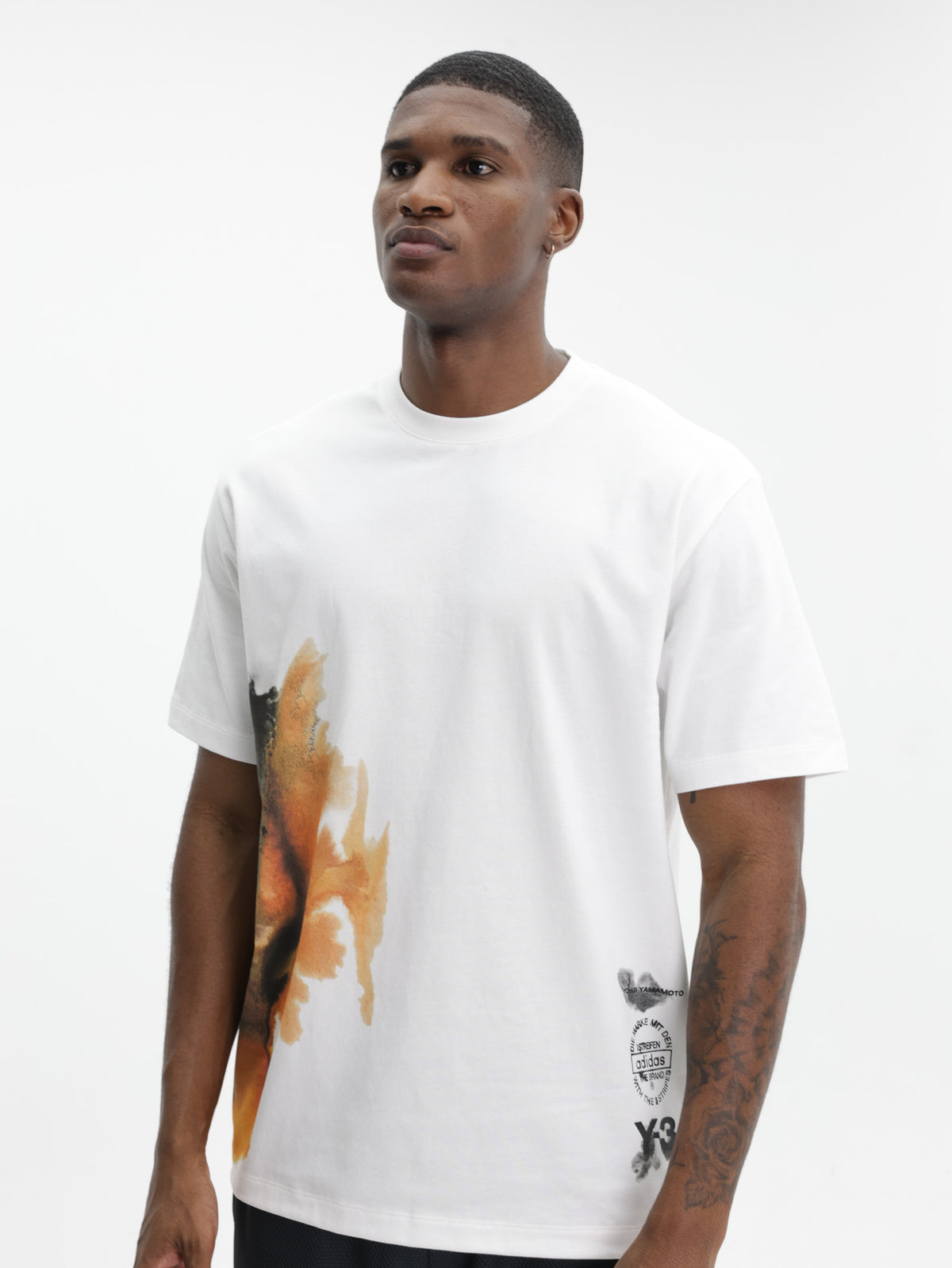Y-3 T-Shirt GFX SS Cloud White